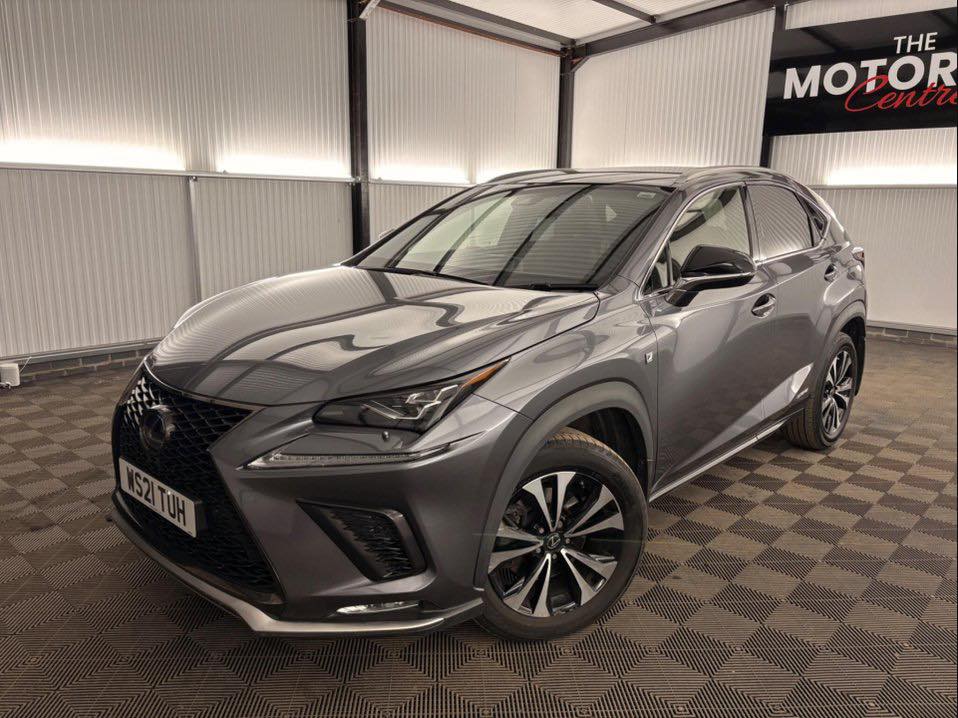 2021 Lexus NX GPF F Sport E-CVT finished in metallic grey with