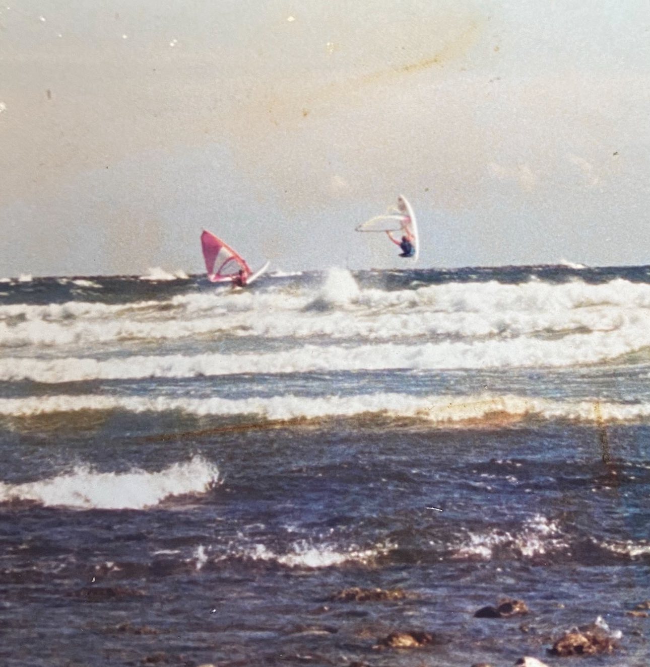 Old school windsurfing photos from 1984 to 2006