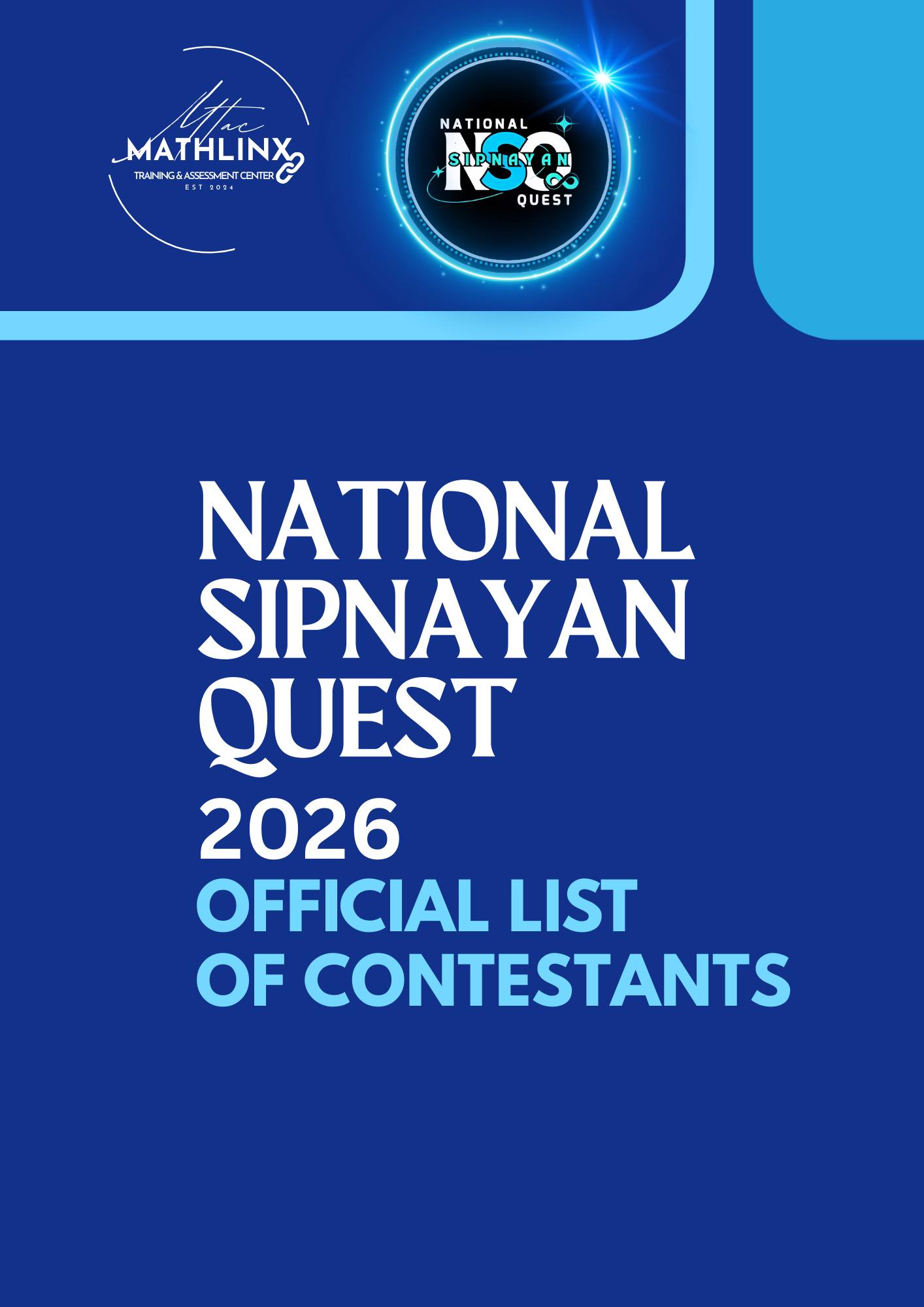 📢 NSQ 2026 |... - Mathlinx Training and Assessment Center | Facebook