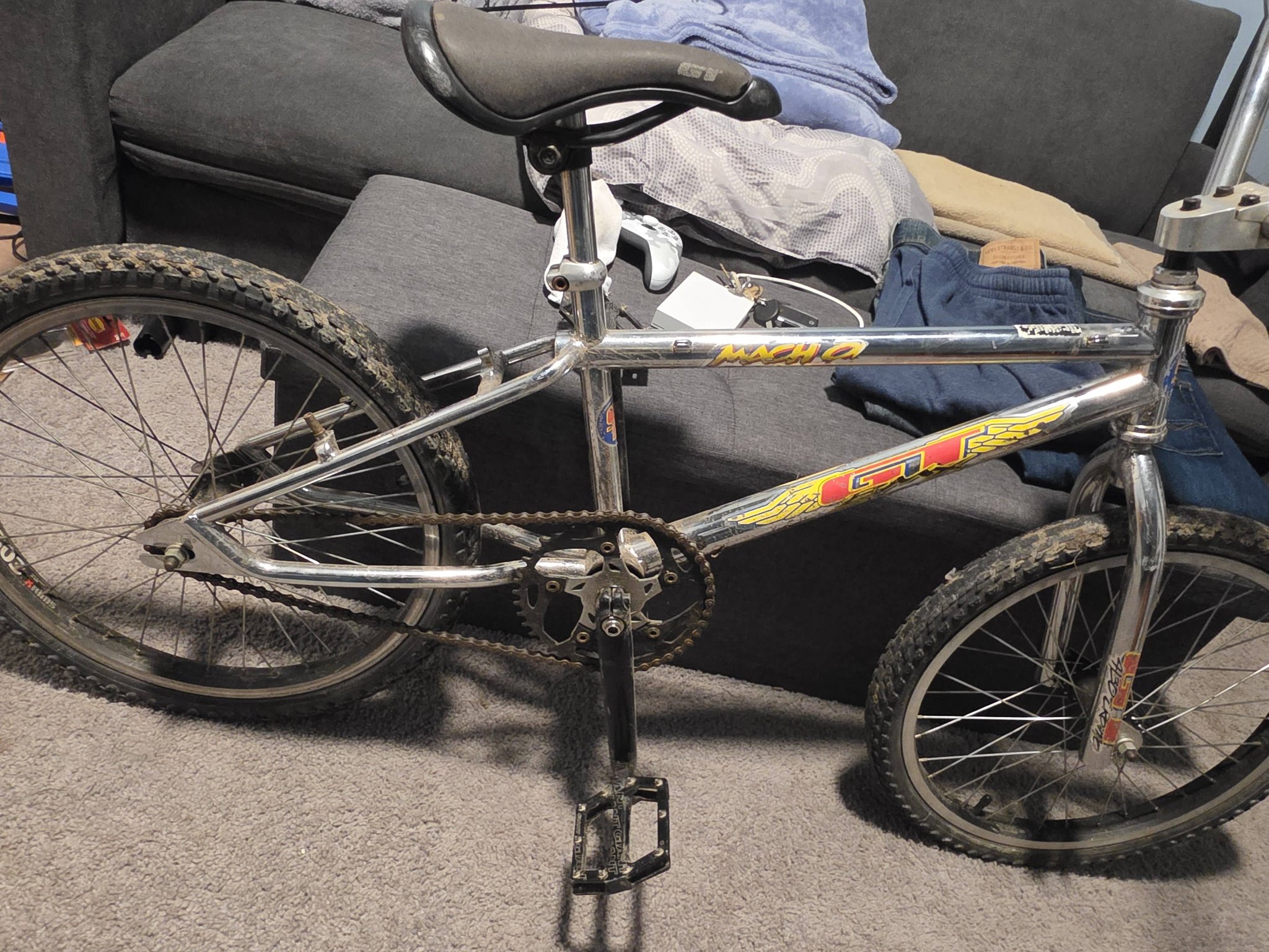 Vintage BMX bikes saved from ex's collection
