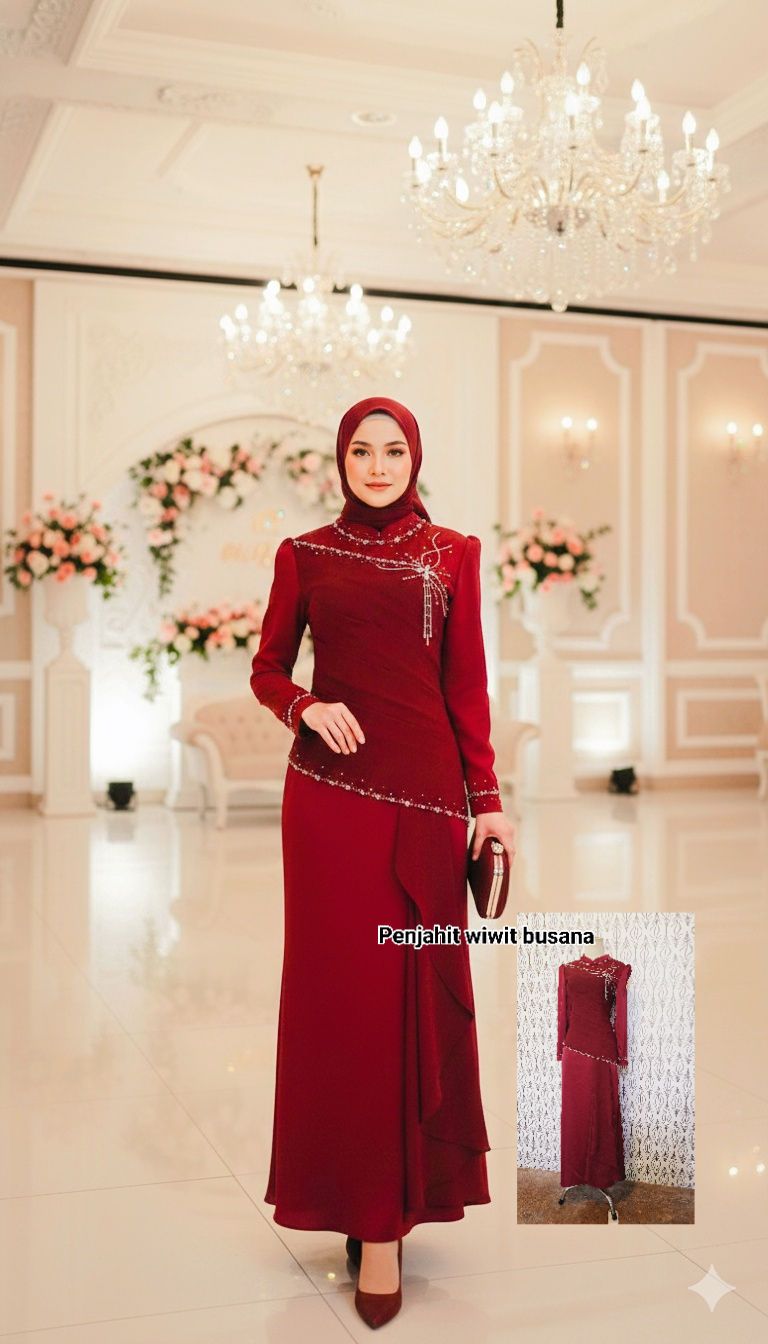 model dress bridesmaid hijab Pink inspiration with Burnt Orange Swatches are
