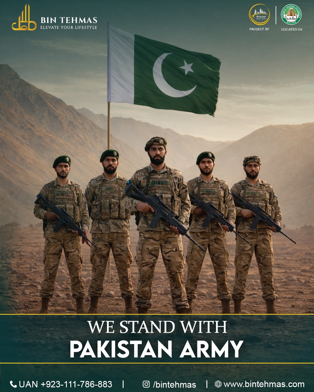 Bin - 𝐖𝐄 𝐒𝐓𝐀𝐍𝐃 𝐖𝐈𝐓𝐇 𝐏𝐀𝐊𝐈𝐒𝐓𝐀𝐍 𝐀𝐑𝐌𝐘 Bin Tehmas proudly stands with the ...