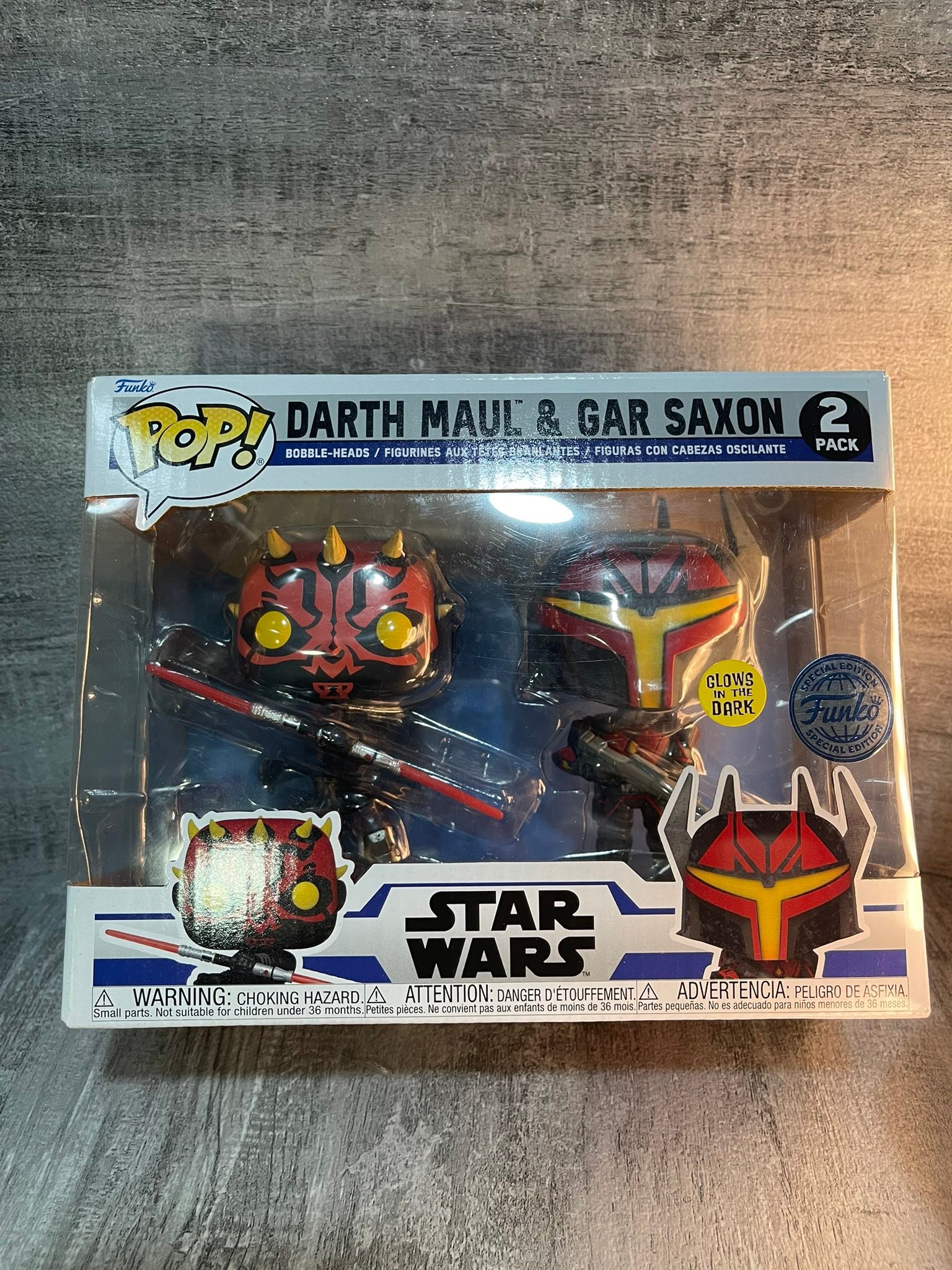 Pack Funko Pop Darth Maul & Gar Saxon – 2 Figurines Collector Star Wars – Cadeau Génial Pour Fans