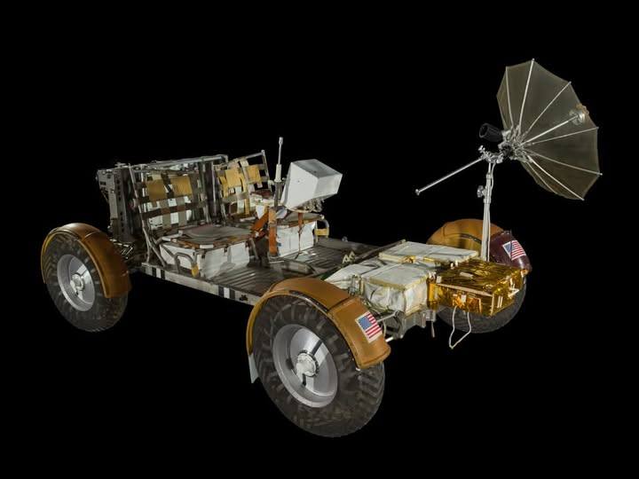 The Apollo 15 astronauts used the Lunar Roving Vehicle (LRV) on
