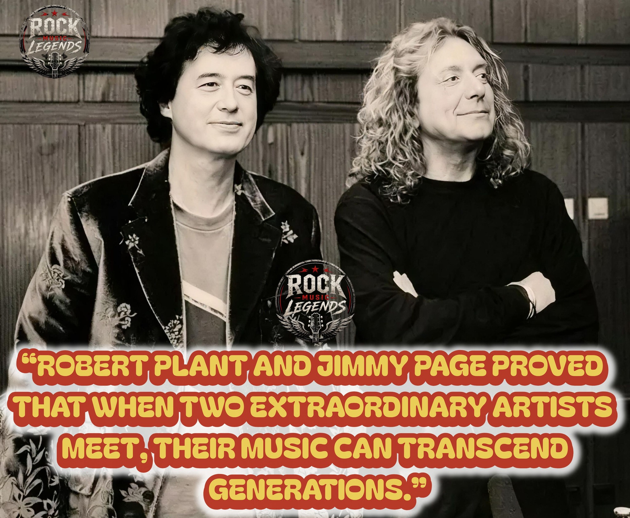Robert Plant and Jimmy Page Led Zeppelin