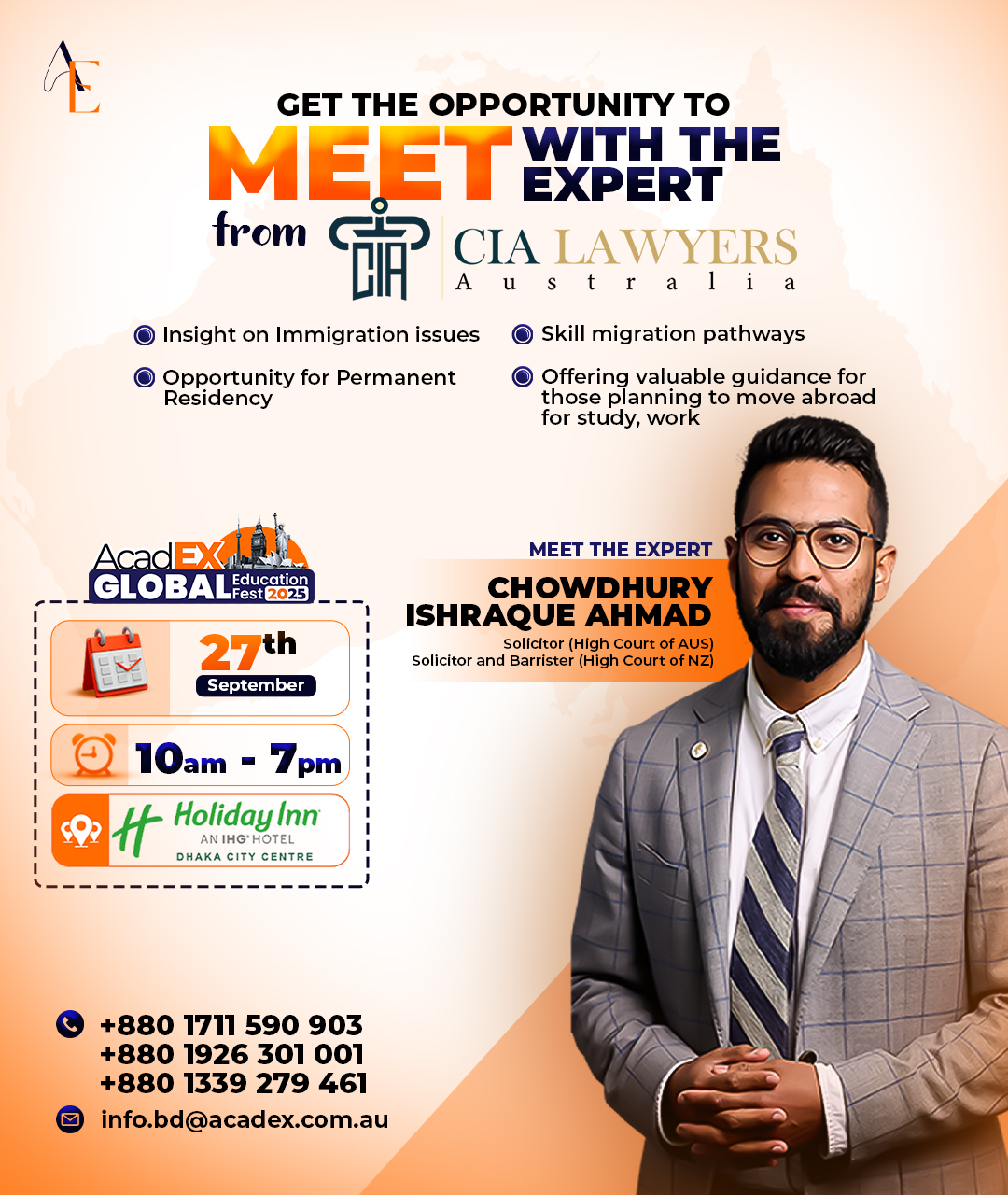 🤝 Join us on the 27th of September at... - Acadex Australia | Facebook