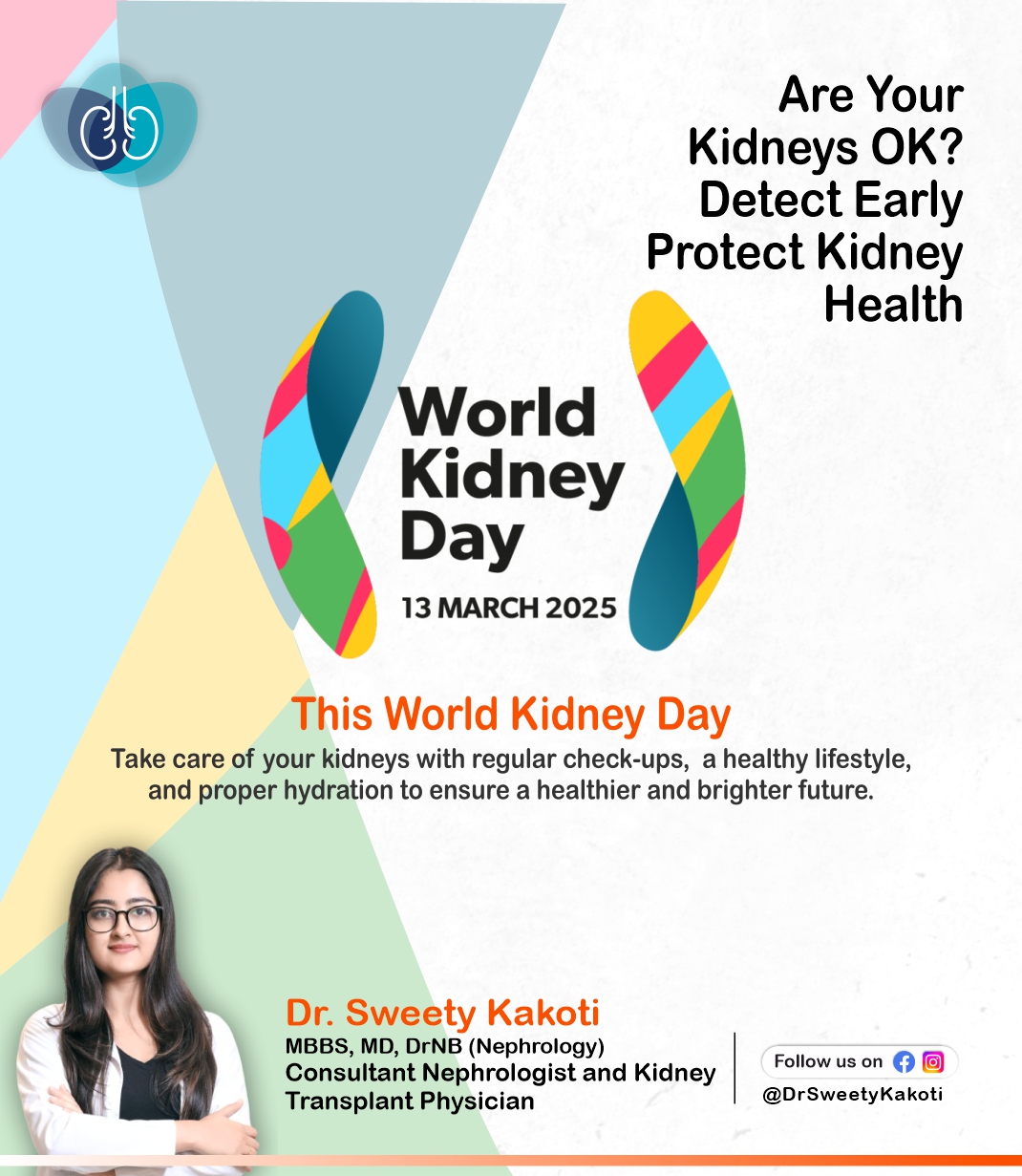 🌍 World Kidney Day 2025 🌍 🩺 Are Your Kidneys OK? 🩺 Early detection is ...