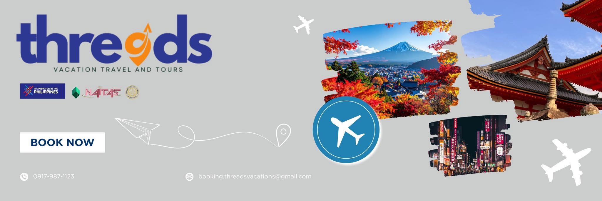 Threads & Vacations Travel and Tours Inc. | Santo Tomas