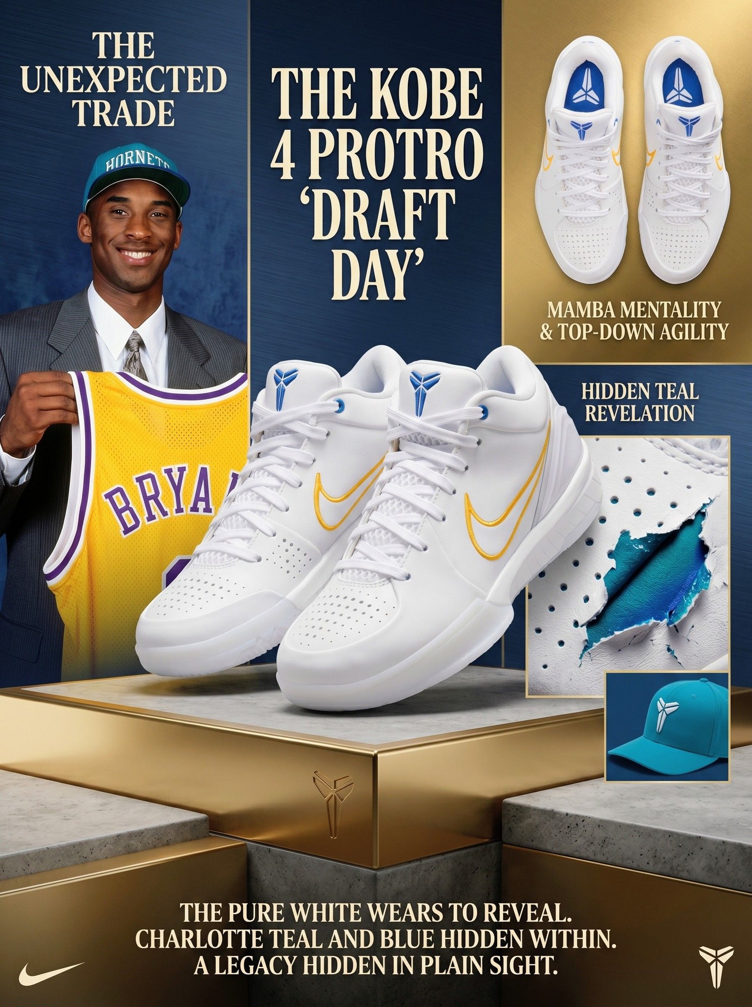 OFFICIAL PHOTOS: Nike Kobe 4 GS “Draft Day” 🐍 🗓️ June 26th FULL