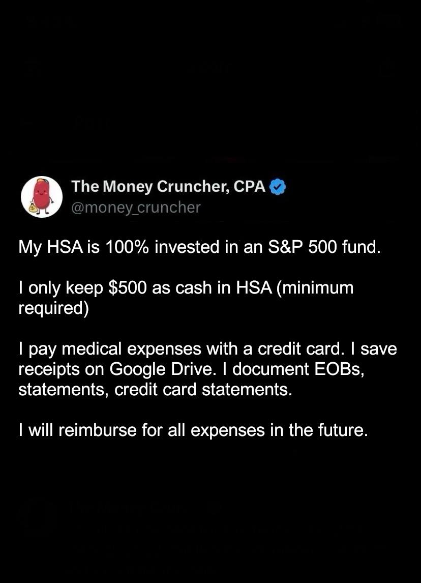 I'm curious, what do YOU use your HSA funds on? (Health Savings Account)