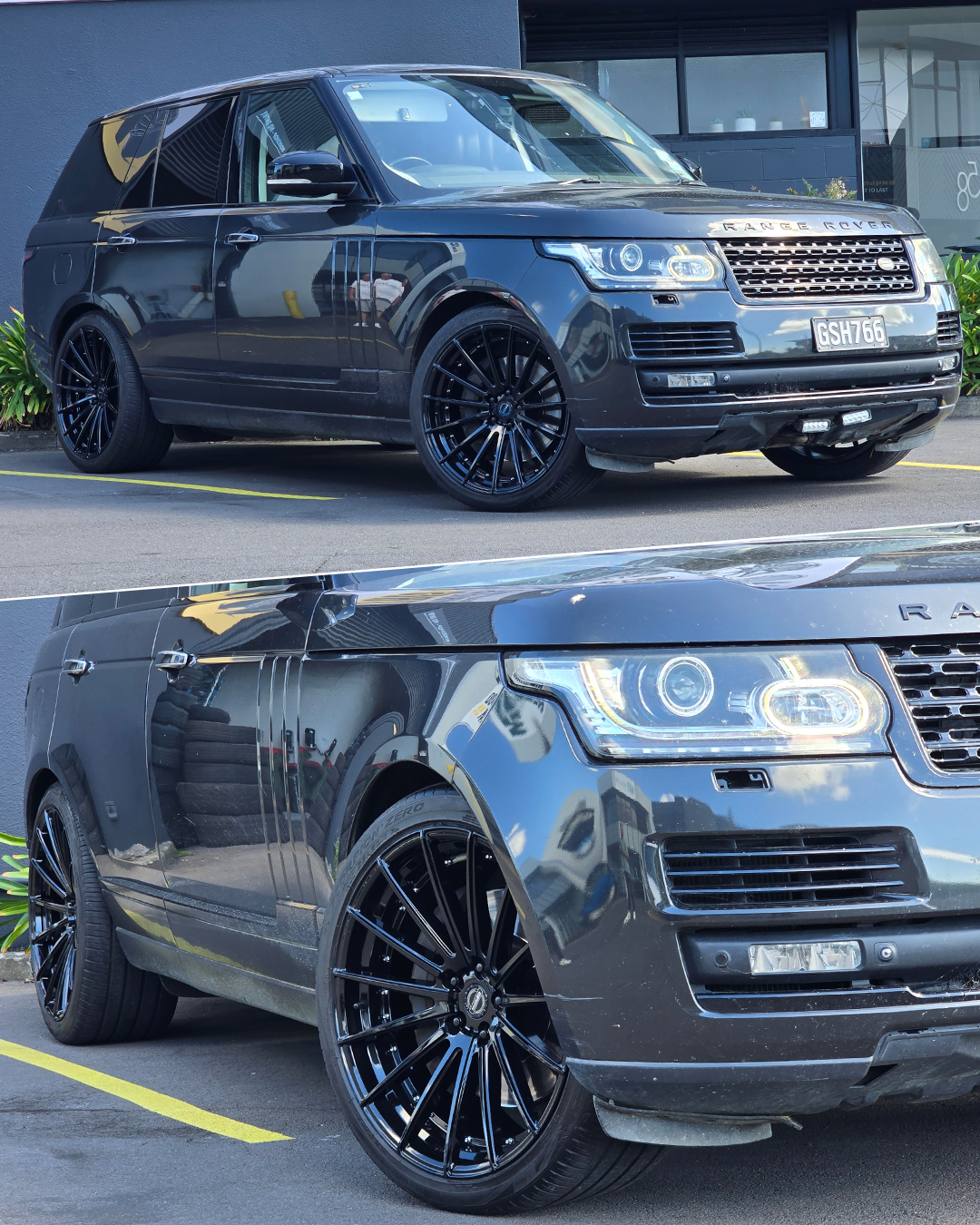 CNC - Range Rover Vogue sitting on perfection 👑 22x10.5 GT Form Anvil ...