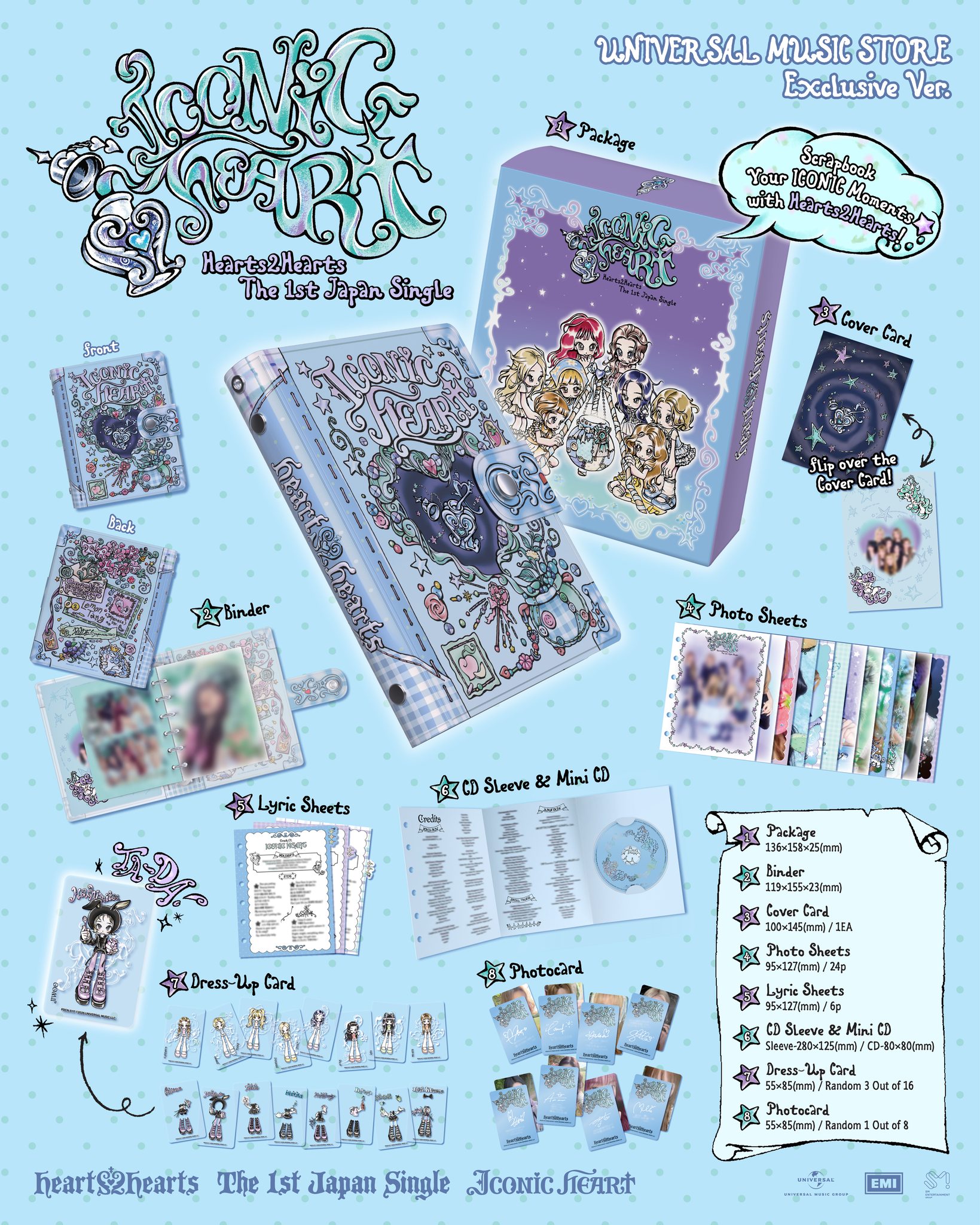 Hearts2Hearts - Hearts2Hearts 'ICONIC HEART' Album Details