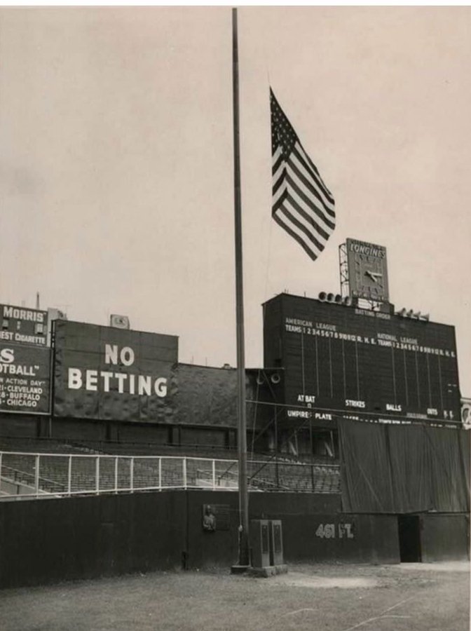 Baseball’s - Flag flying half mast for Babe Ruth. | Facebook