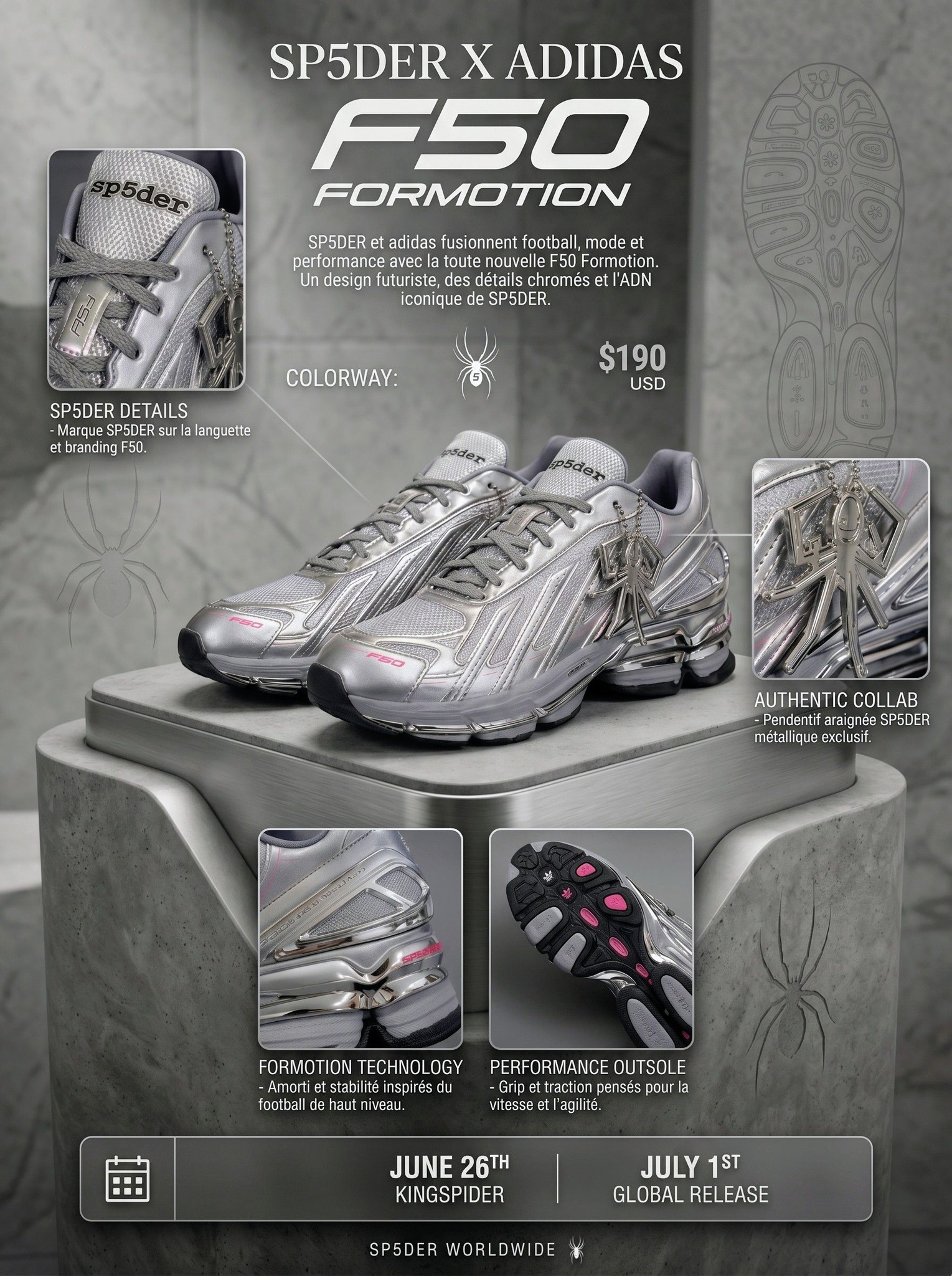 Lamine Yamal has debuted the SP5DER x adidas F50 Formotion in June