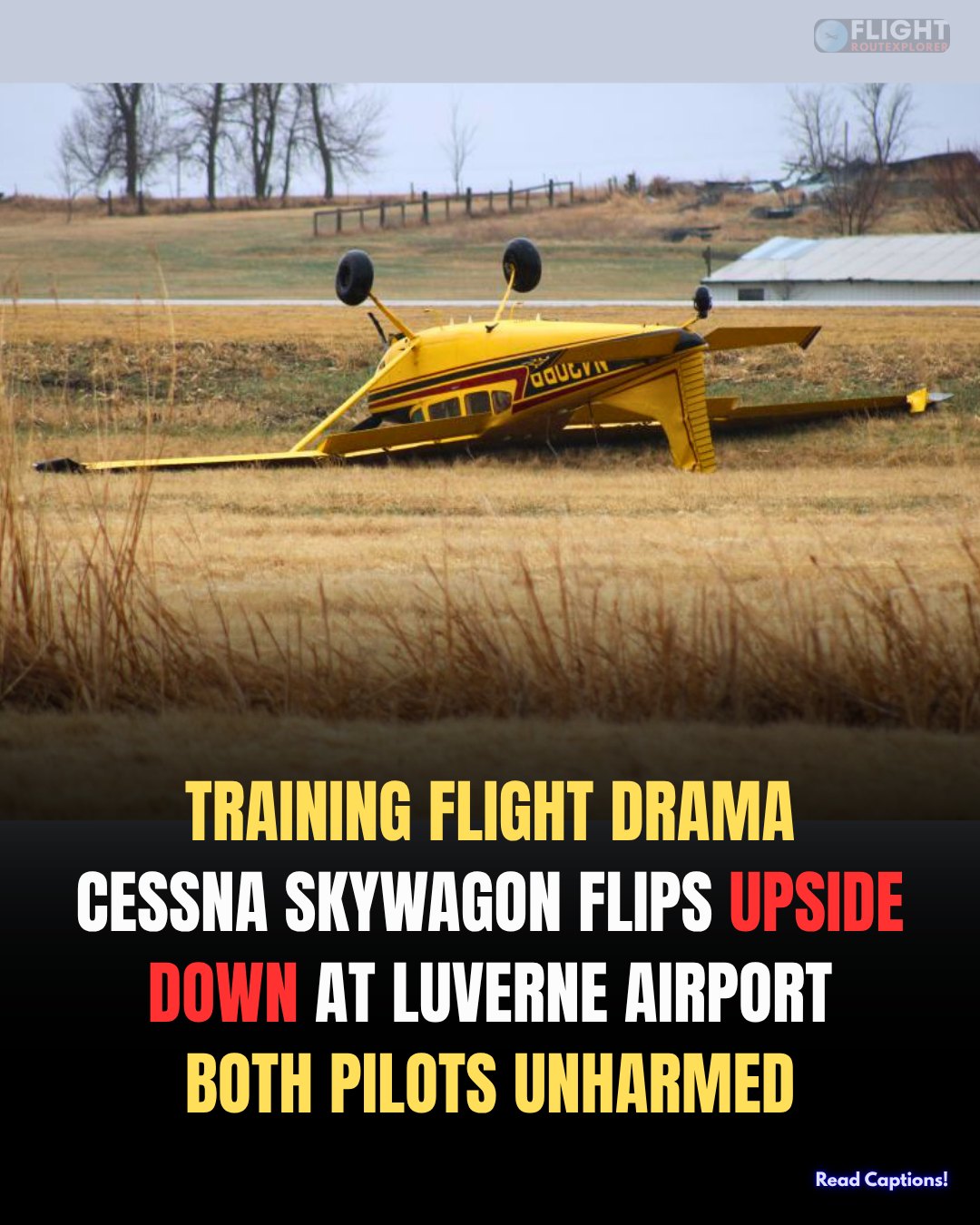 Flight - A routine training flight turned dramatic on April 3