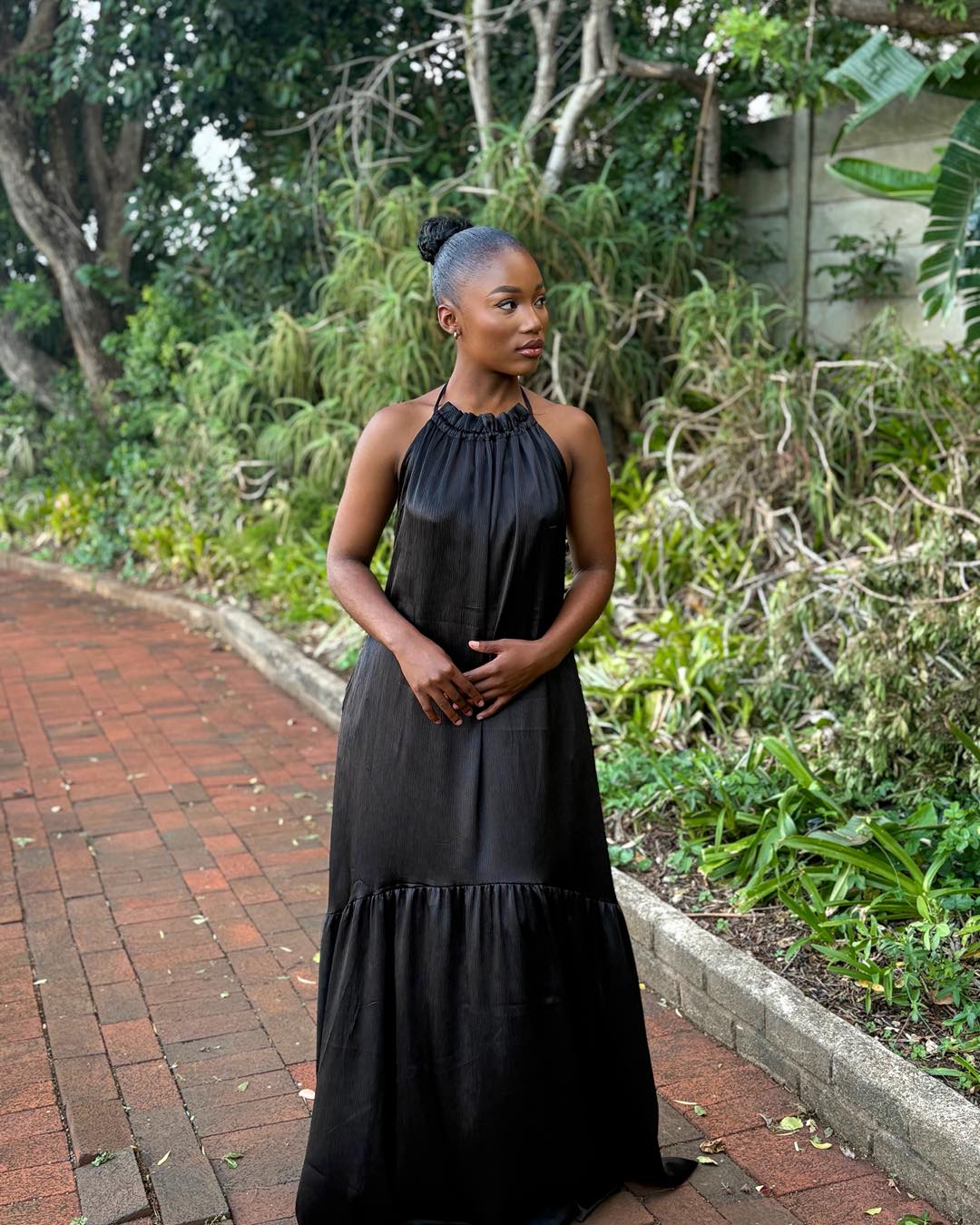 backless day dress A chilled dress? Perfect for errands ,vacations & “I don't want to do anything day” 🫰🏼 🔍 halter backless maxi 🏷️R350 M-3XL www.Cassiemclothing.com Women Care Instructions Size_V Blue Women's Pantsuit, Women Color:As_Picture