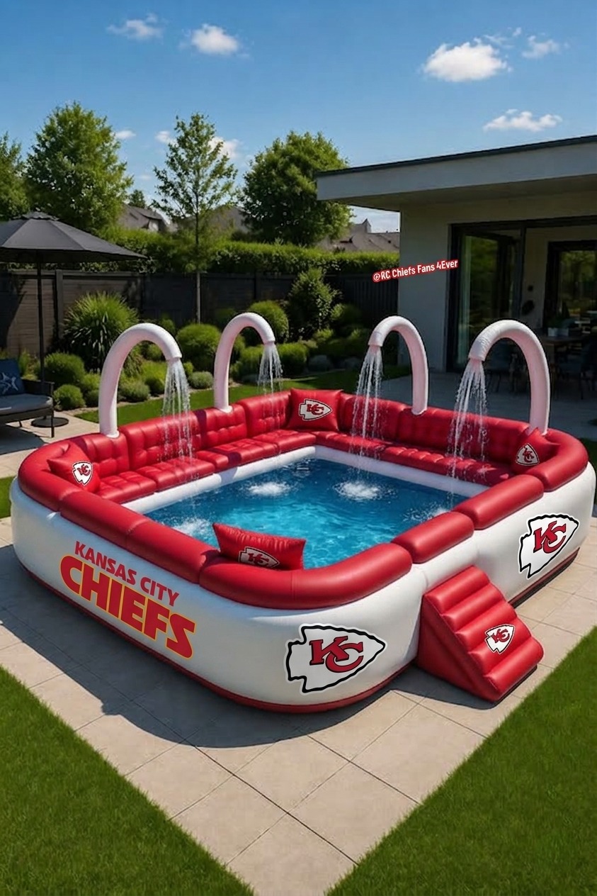 chiegs football patio umbrella Best Choice Products 10ft Offset Cantilever Hanging Market Umbrella, 8 Sturdy Ribs, Easy Adjustment Team Golf Kansas City Chiefs backyard pool