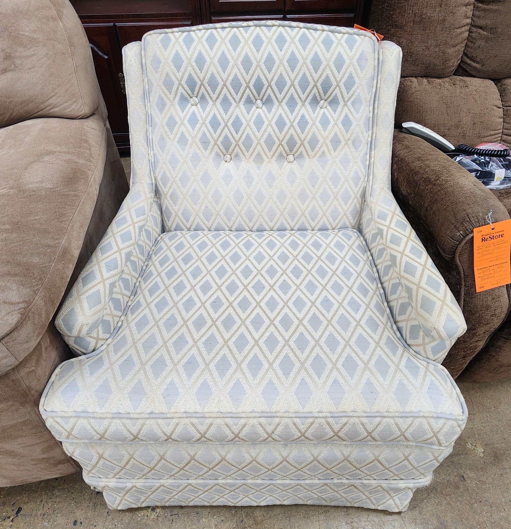 Habitat - Rocker swivel armchair ReStore price $45 | Facebook
