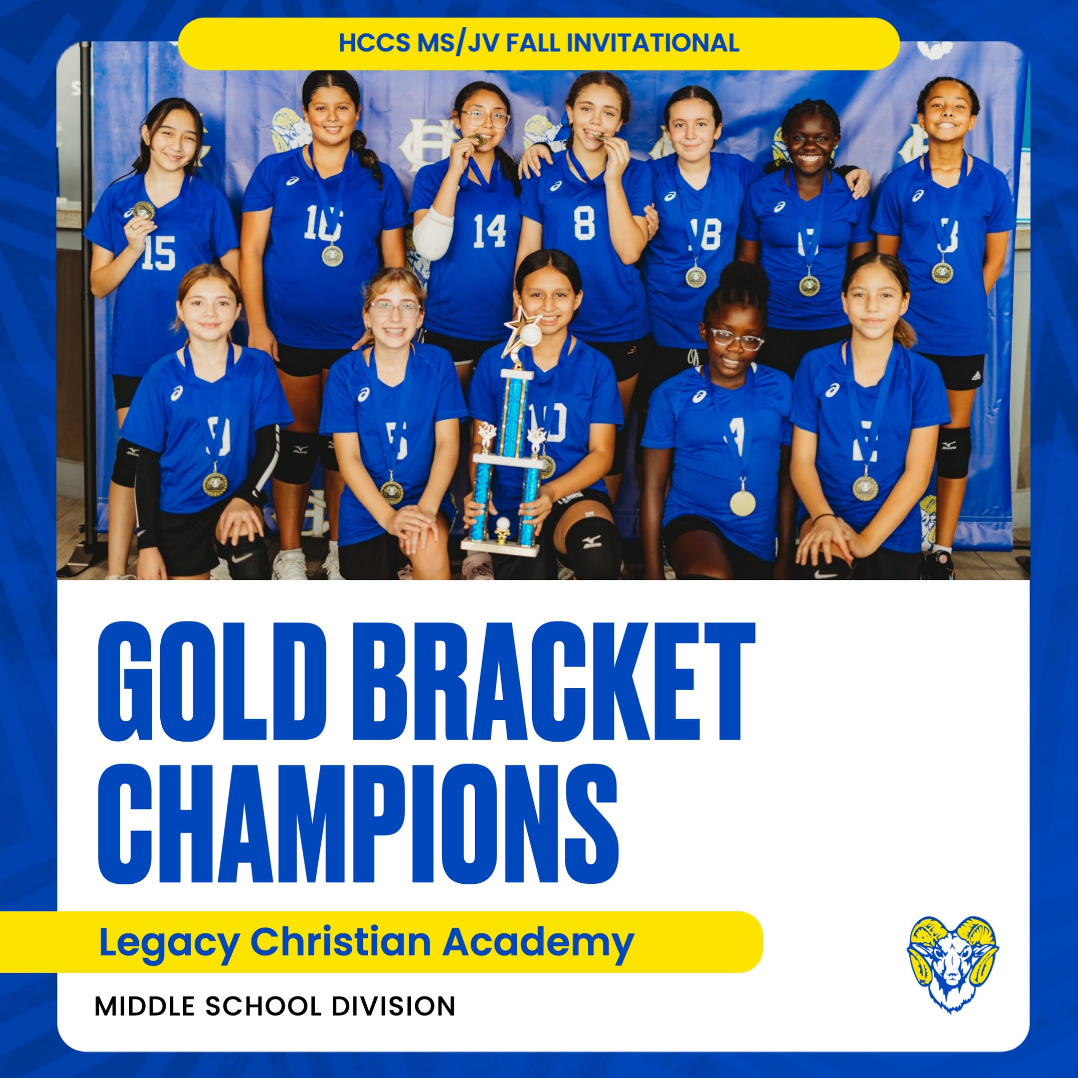 HCCS MS/JV fall invitational middle school winners