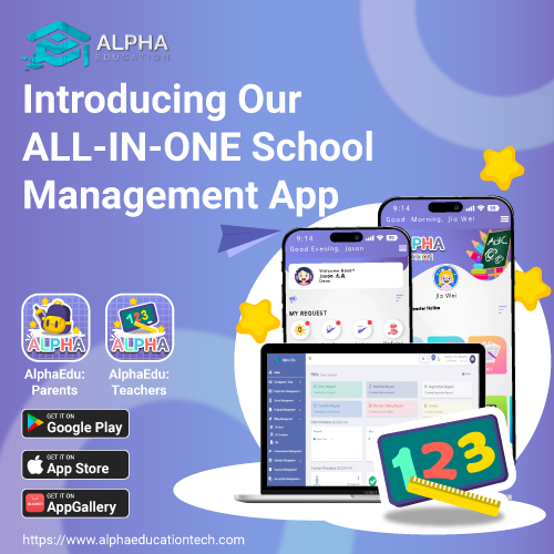 Alpha Education - 📱 Introducing Our All-In-One School... | Facebook