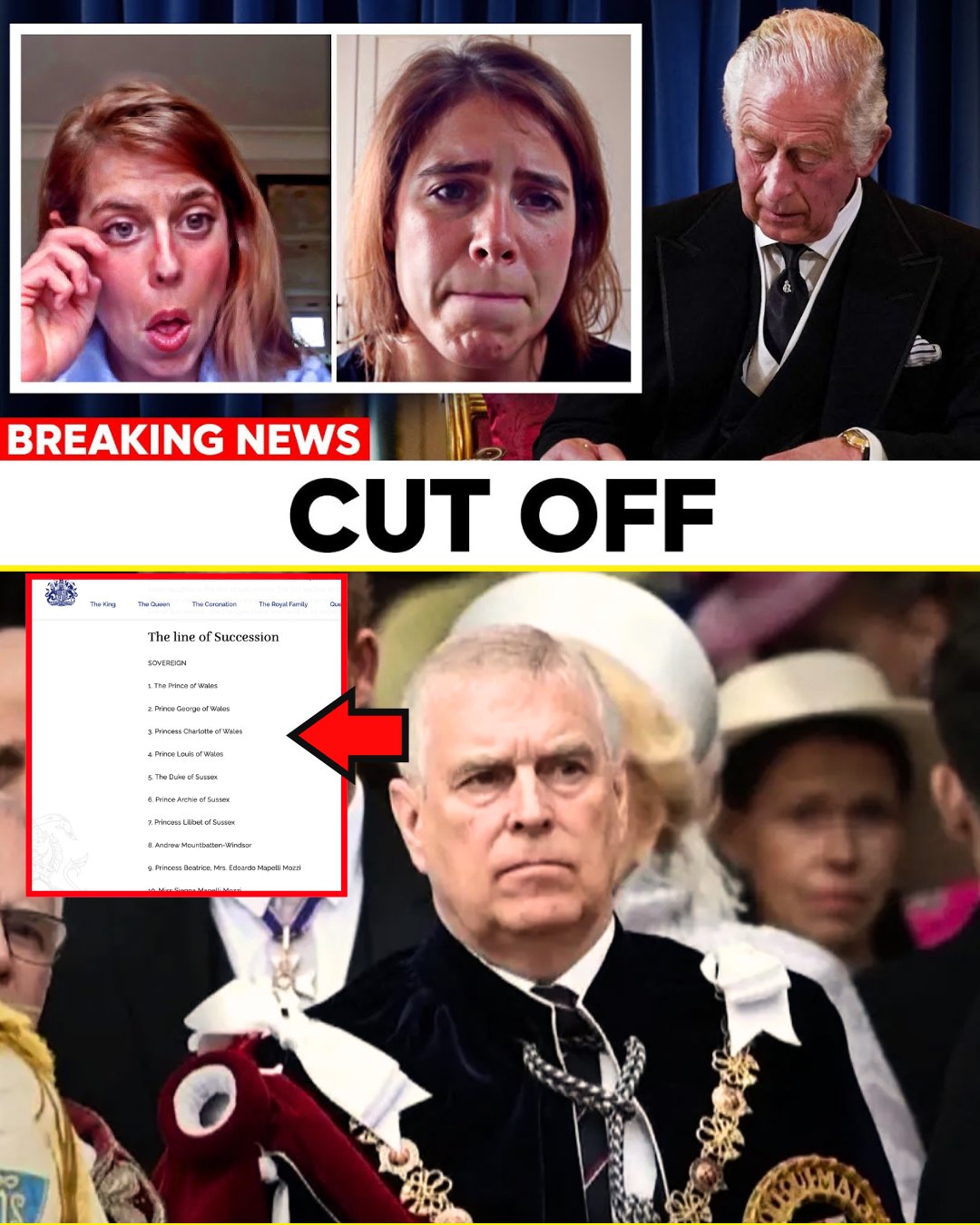 Royal - ROYALS IN SH0CK! Former Prince Andrew's Name CHANGED on Line of ...