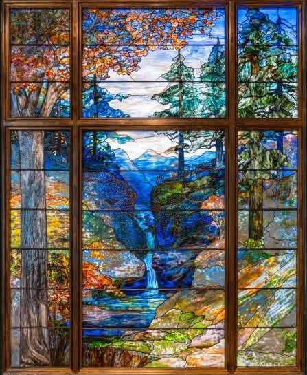 Fallingwater's collection of Tiffany glass