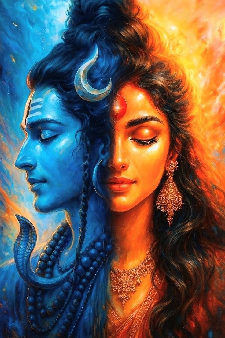 Tantrik - Ardhanarishwara, the divine fusion of Shiva and Shakti ...