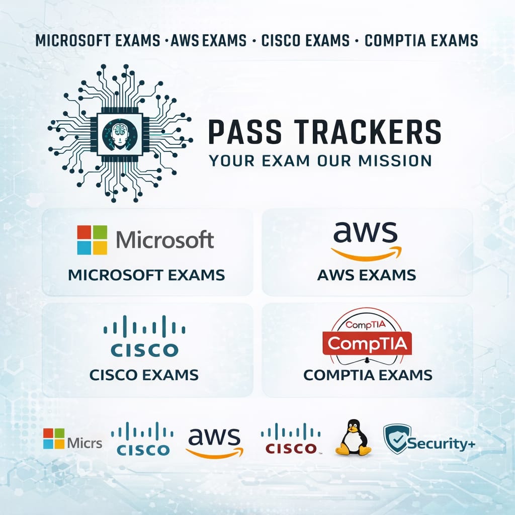 Pass - Pass Trackers — Your Exam, Our Mission Looking to pass your IT ...