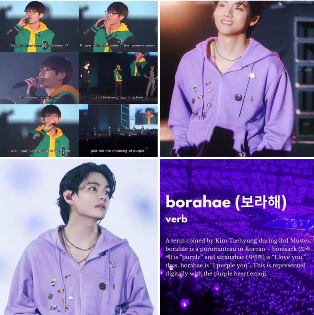 Celebrating 8 Years of V Purple You and Borahae