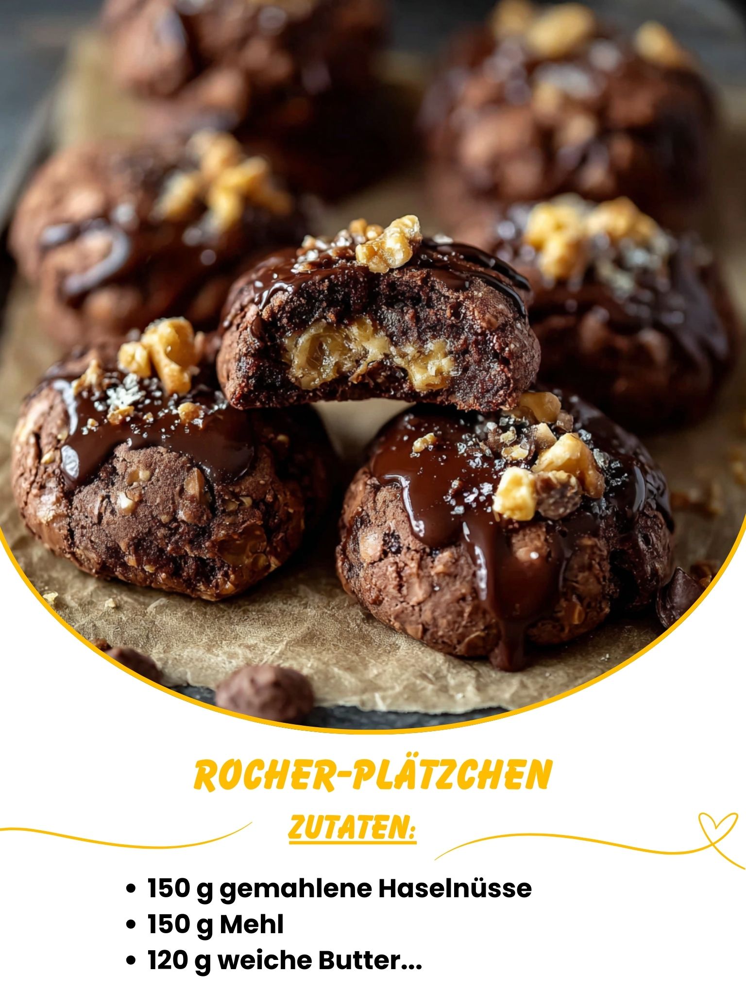 Emma - 🍫 Rocher-Plätzchen – unwiderstehliche Nougat-&-Schoko ...
