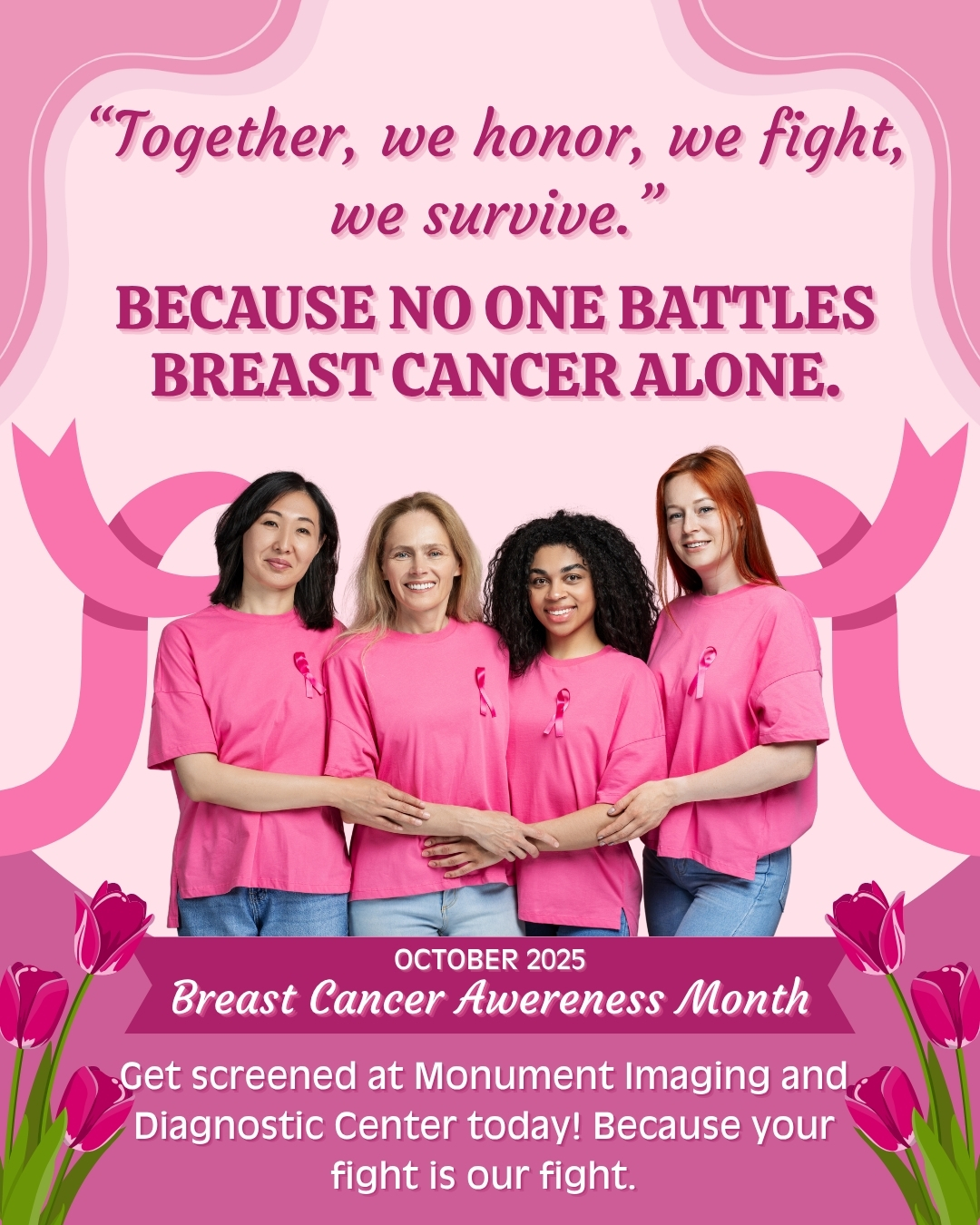 Monument - Behind every pink ribbon is a story of courage and care. 💕 ...