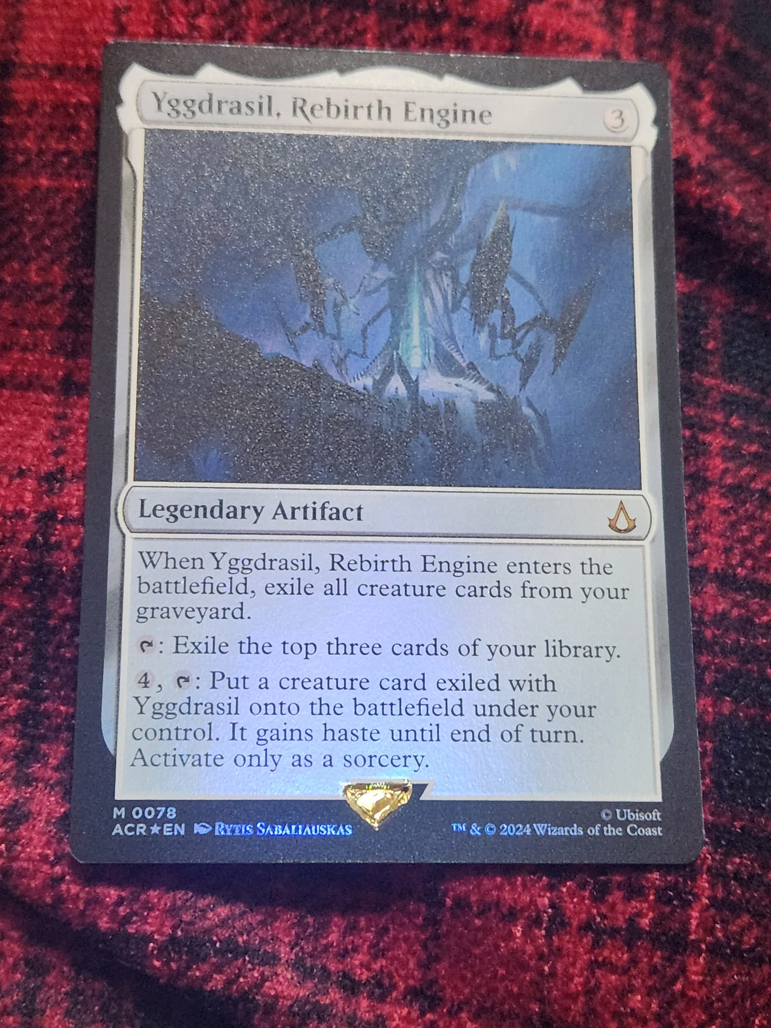 Has anyone seen a foil stamp error like this on an MTG card?
