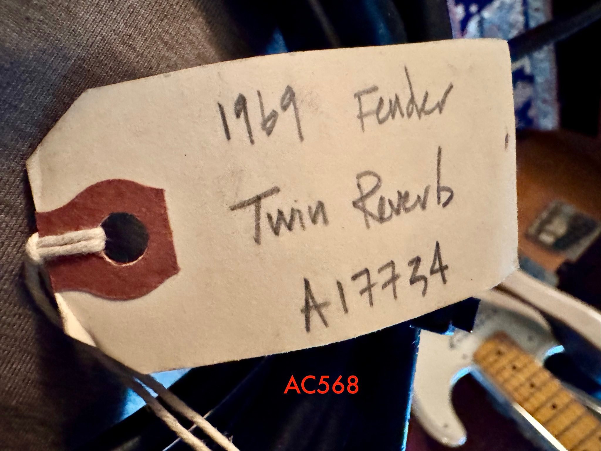 1969 Fender Twin Reverb amp restoration
