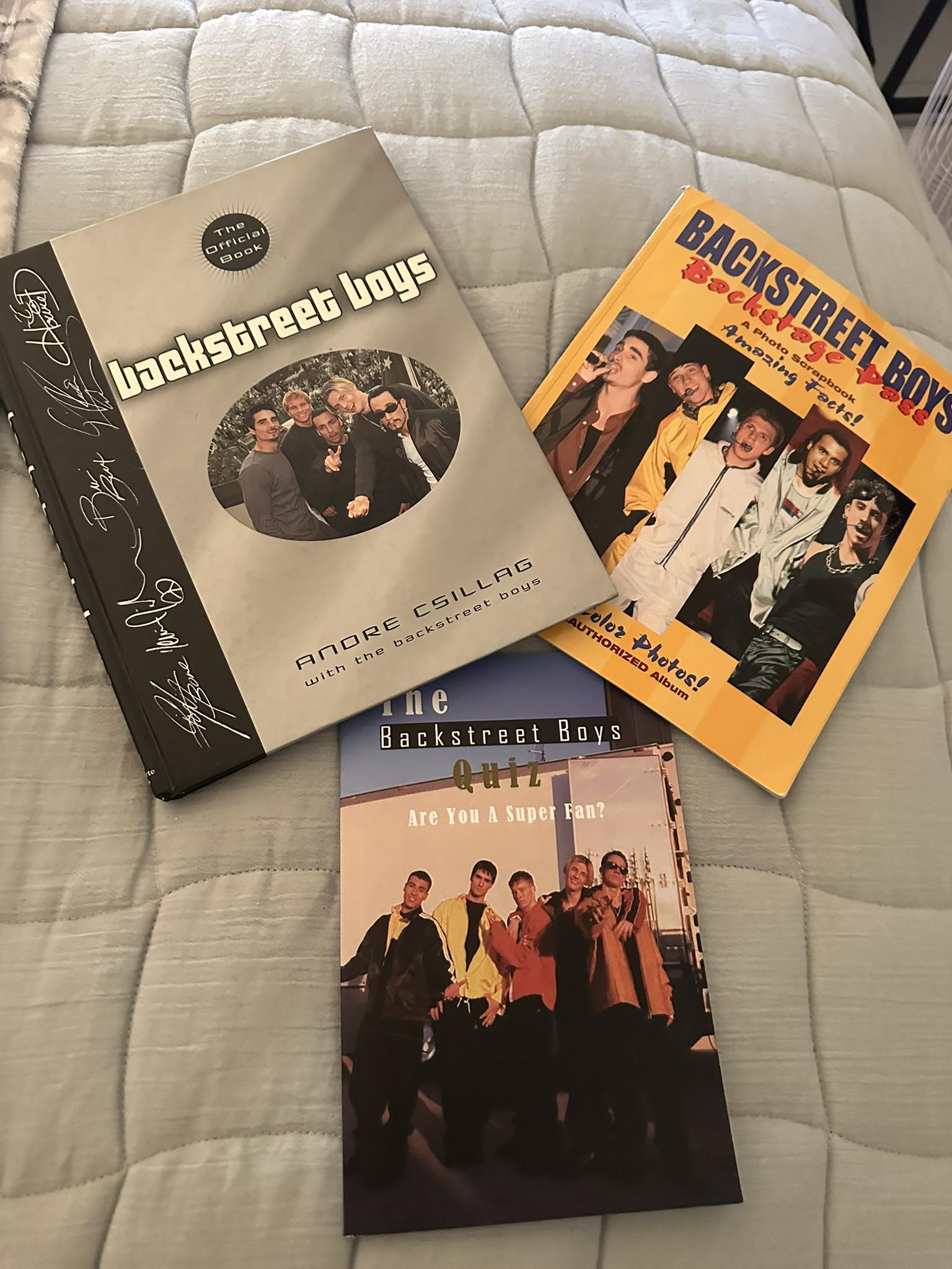 Backstreet Boys CD/DVD collection and nostalgic memories