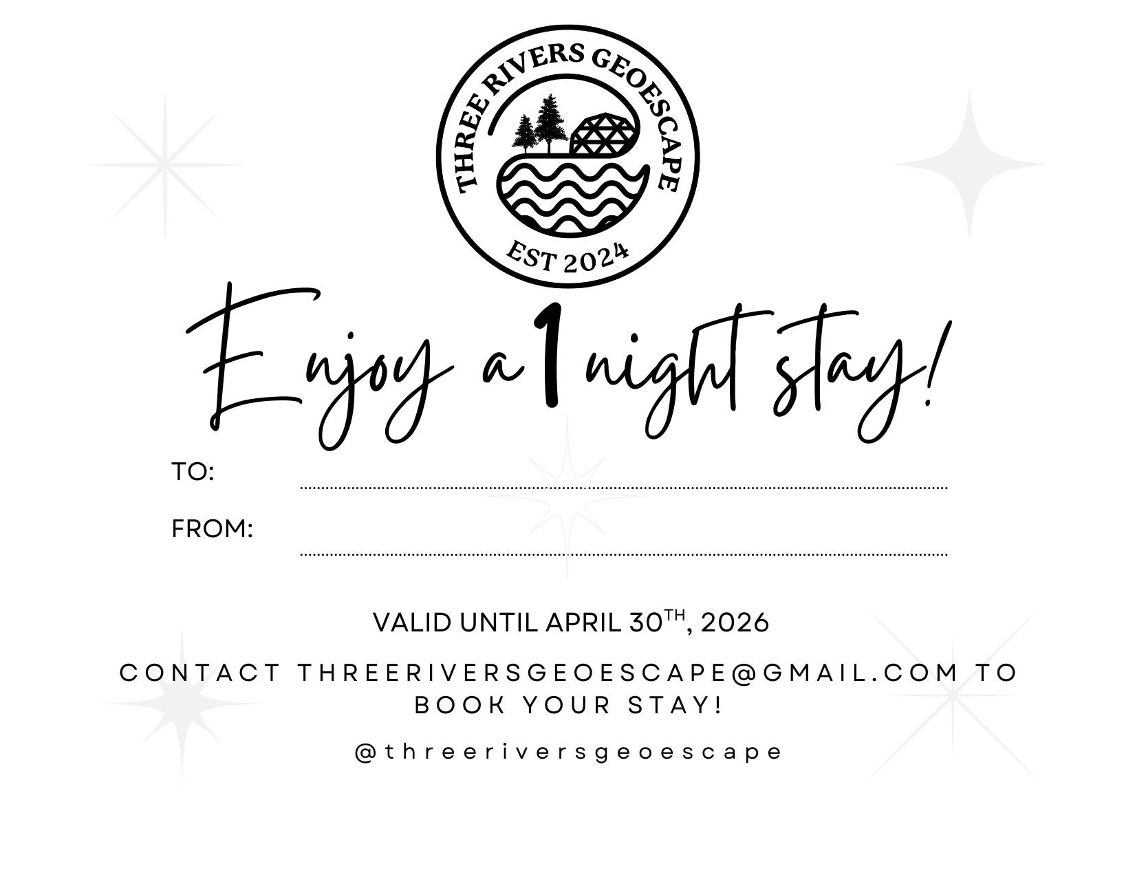 Three Rivers GeoEscape | Montague PE