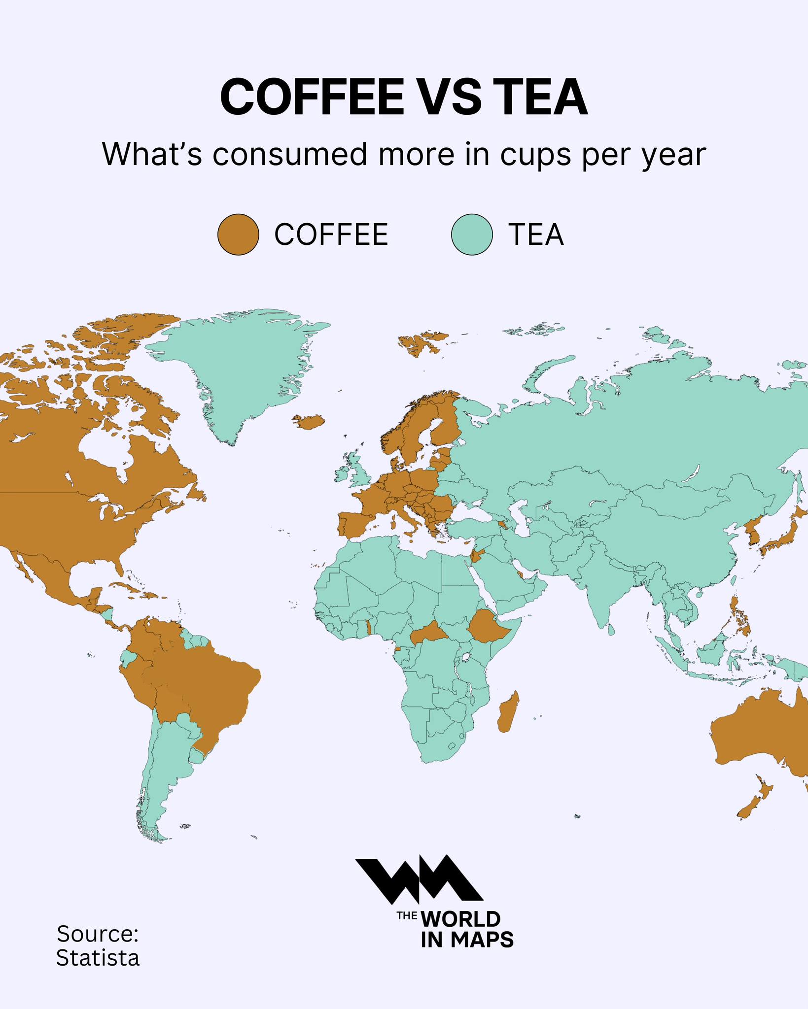 This map reveals who drinks what and... - The World in Maps | Facebook