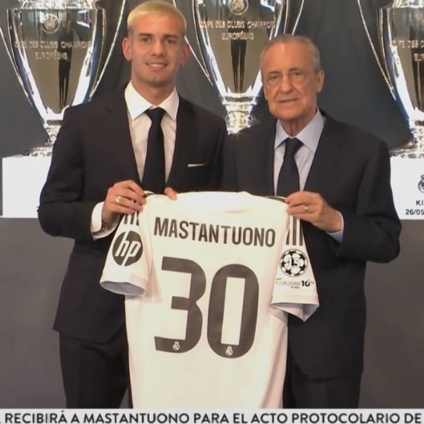🚨 𝐎𝐅𝐅𝐈𝐂𝐈𝐀𝐋: Franco Mastantuono is the new Real Madrid