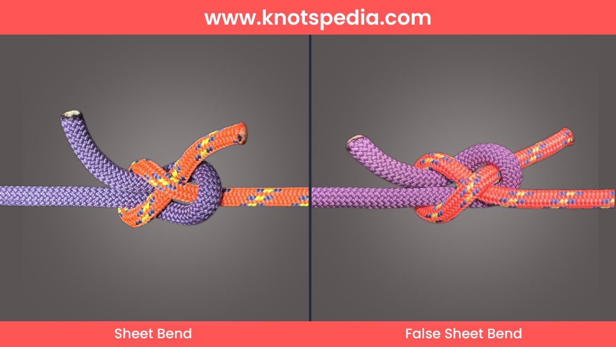 Knotspedia - False Sheet Bend — Would You Use This Knot? 👇 | Facebook
