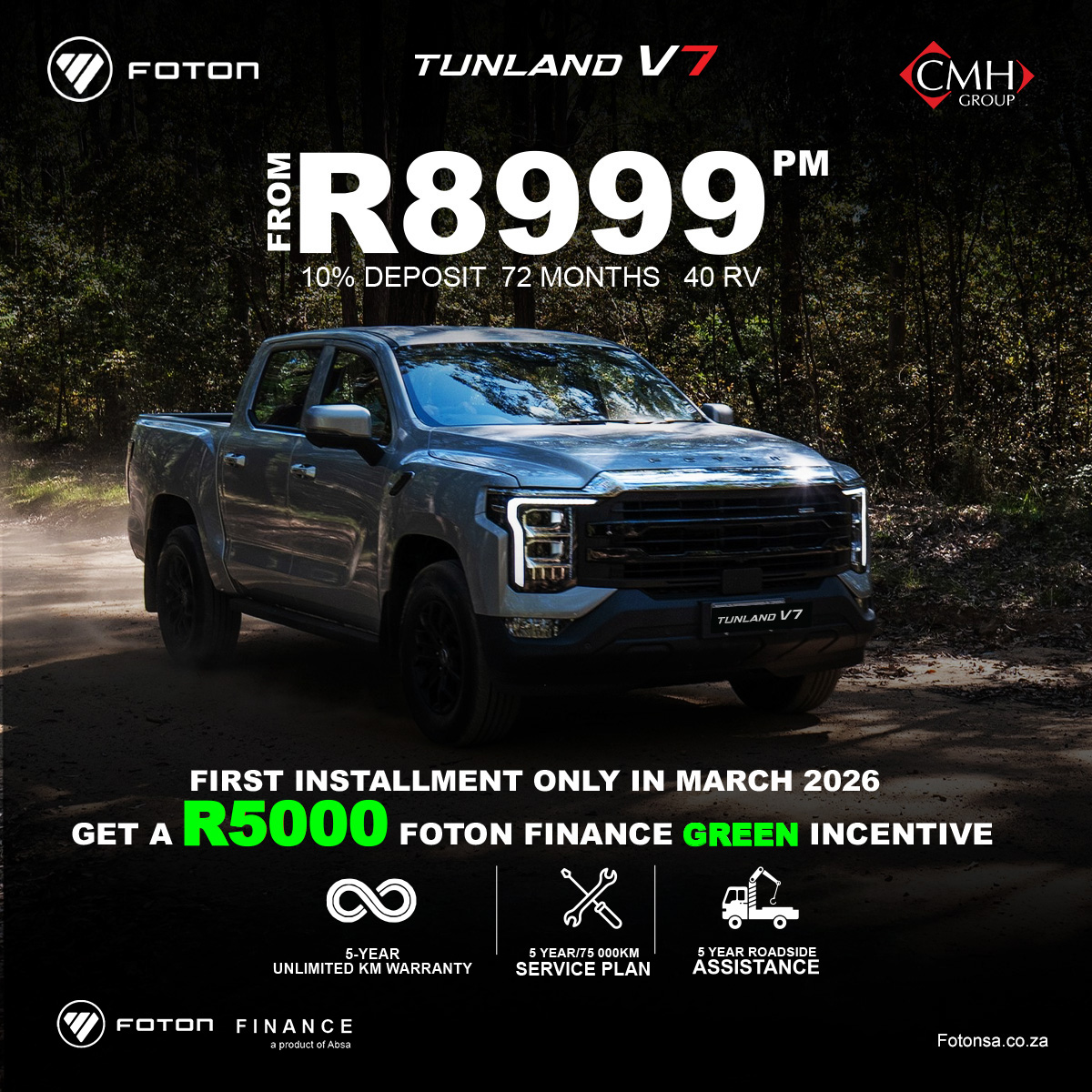 CMH Foton Fourways | Johannesburg