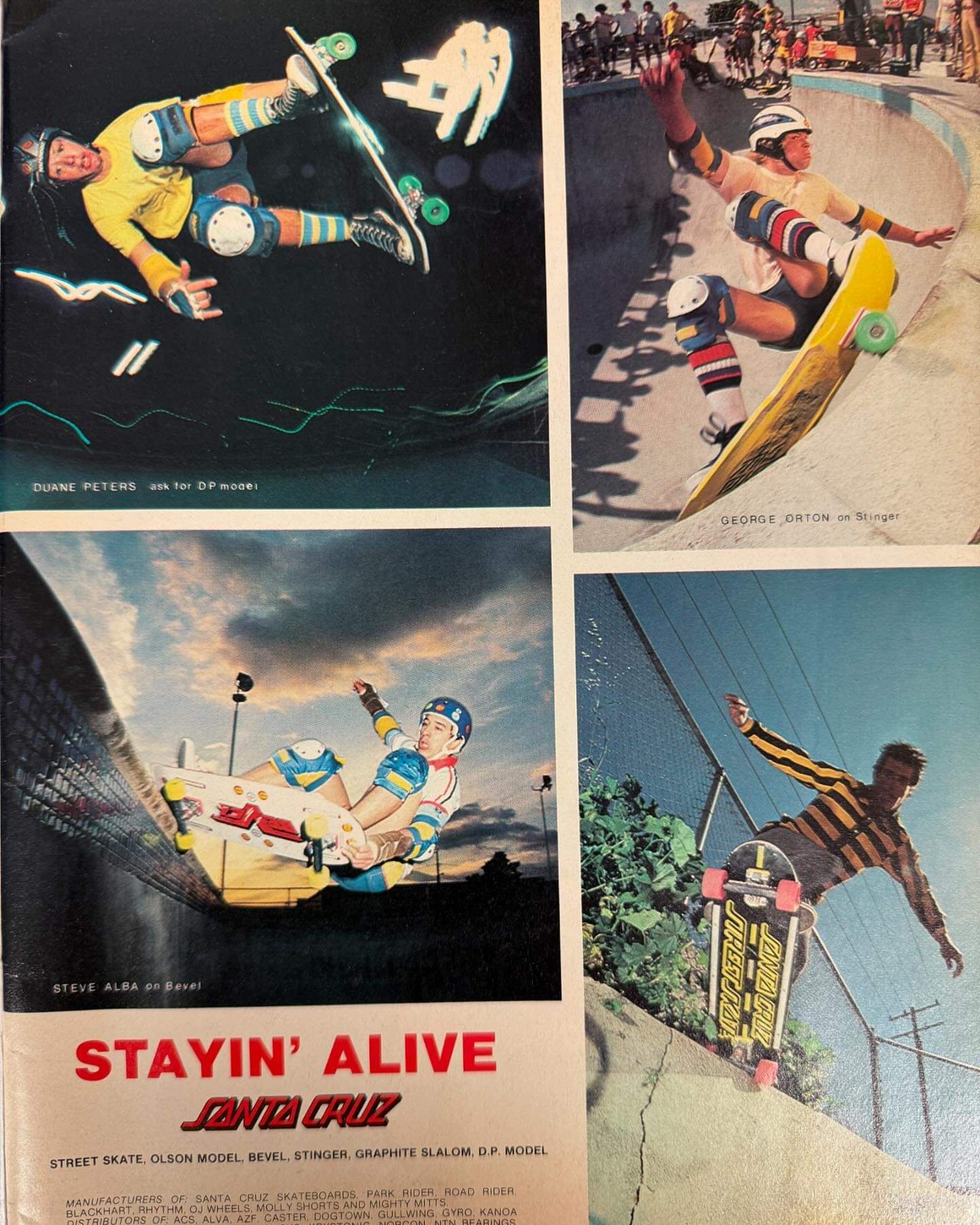 Skating with Santa Cruz and Powell Peralta boards in the 80