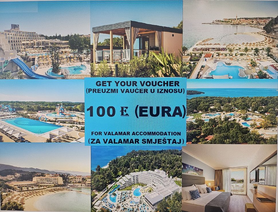 Valamar vaucer 100e | Zagreb