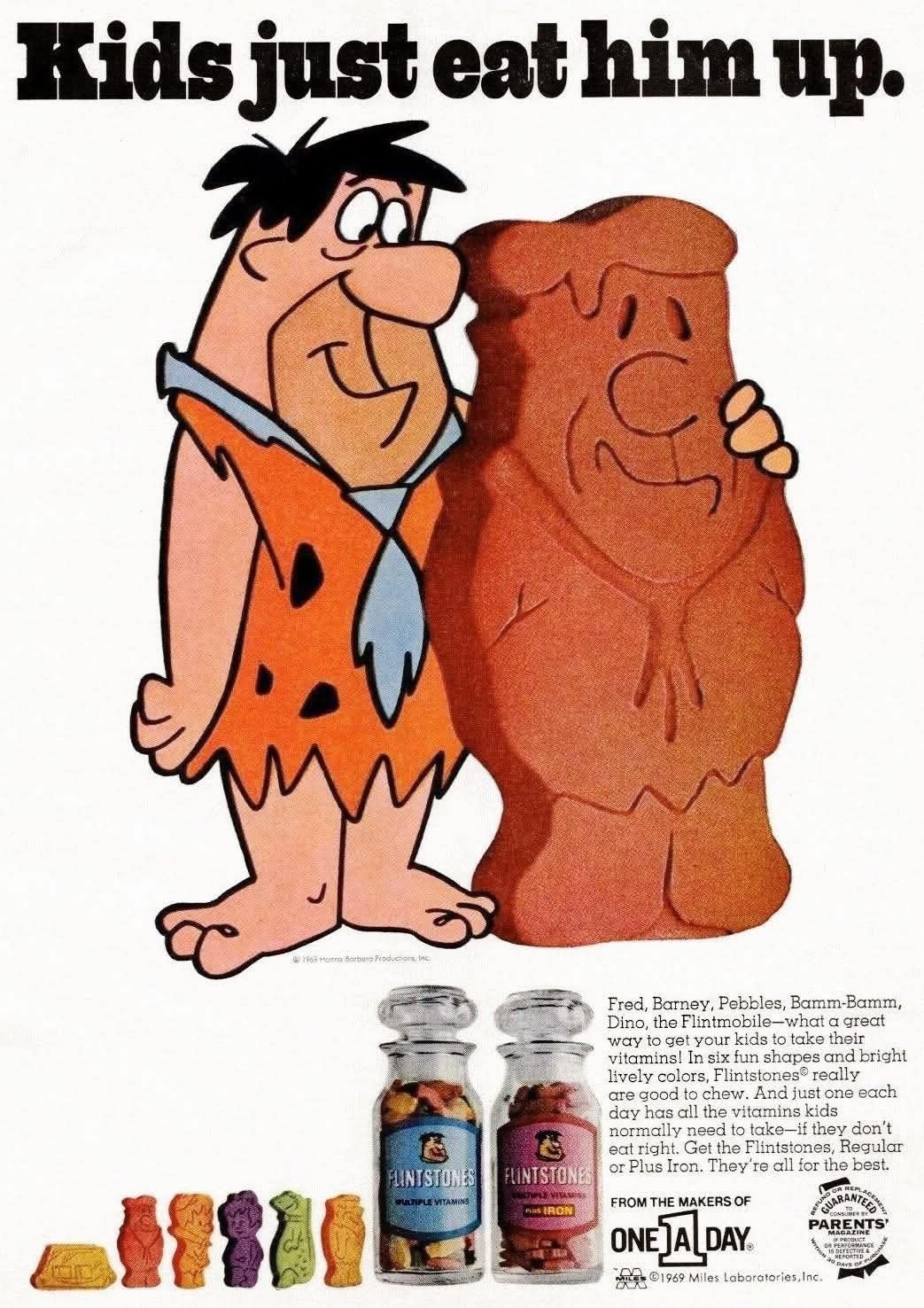 Flintstones bottles from the 70s