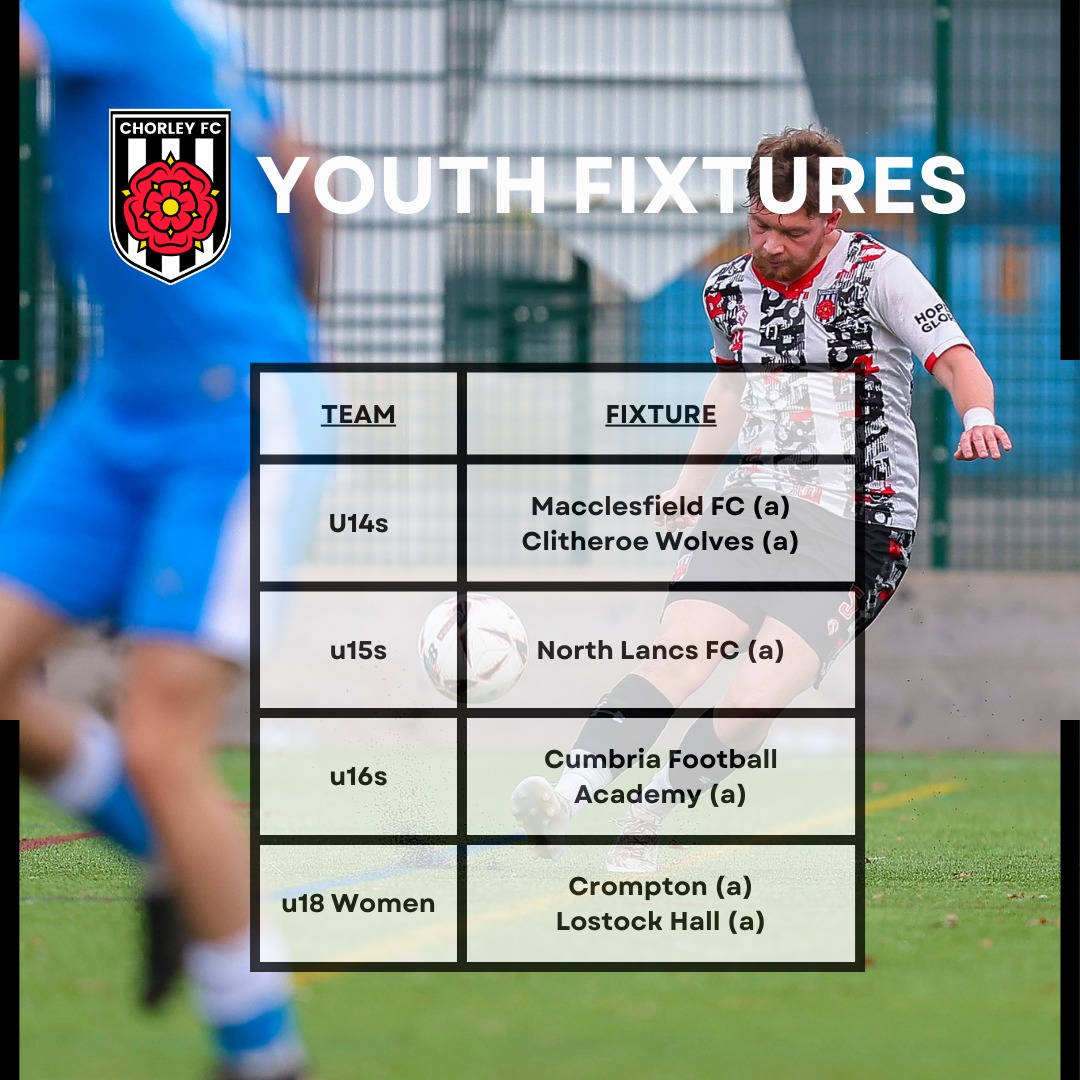 A look at our youth teams' and... - Chorley Football Club | Facebook