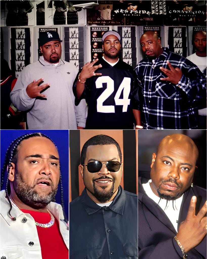 The legendary trio Ice Cube, Mack 10, and WC🐐🔥💯👑 Westside