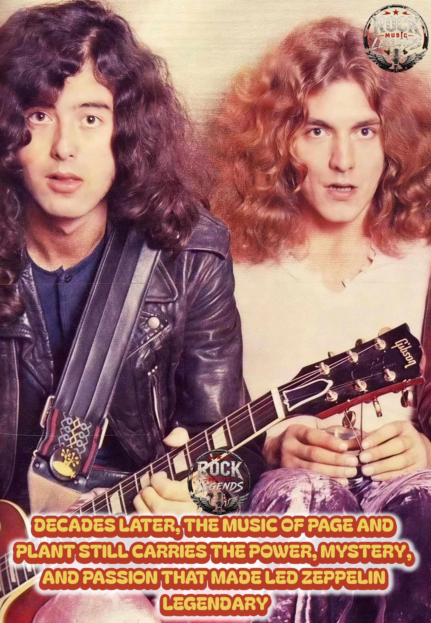 Robert Plant and Jimmy Page's iconic Led Zeppelin partnership