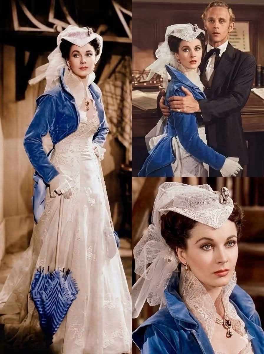 gone with the wind blue dress Scarlett O'Hara's underrated blue-and-white ensemble in Size:40 x 34 maybrook-maxi-dress-vichy-check Azure | Ensembles | 8 July 1967)