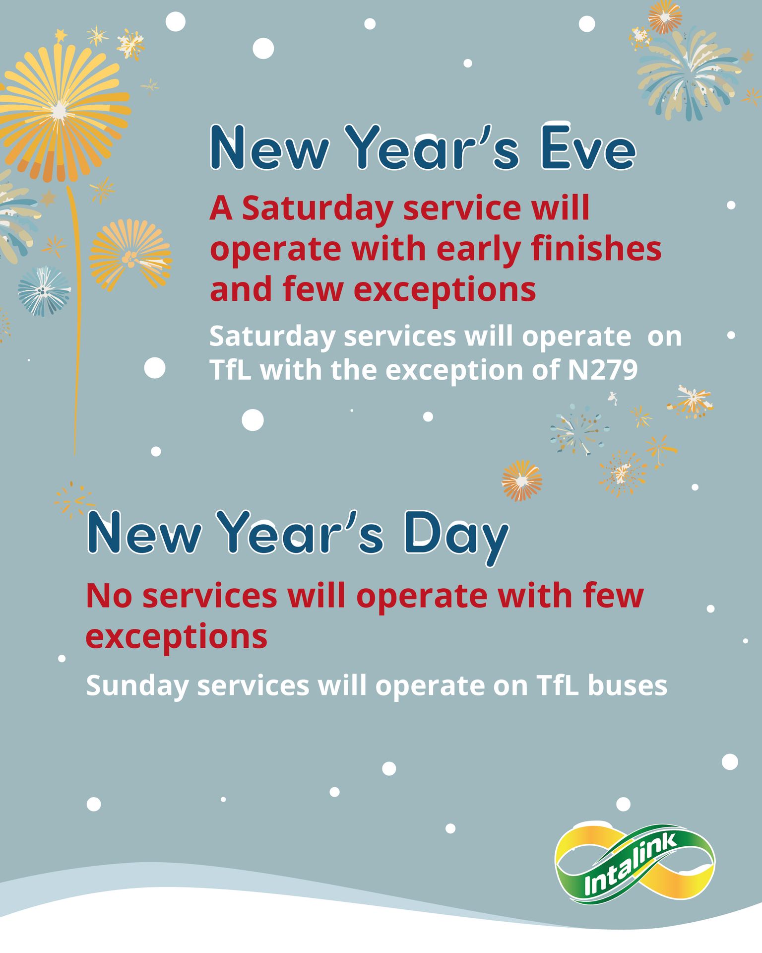 Intalink - Are you travelling by bus or train over Christmas? We've ...