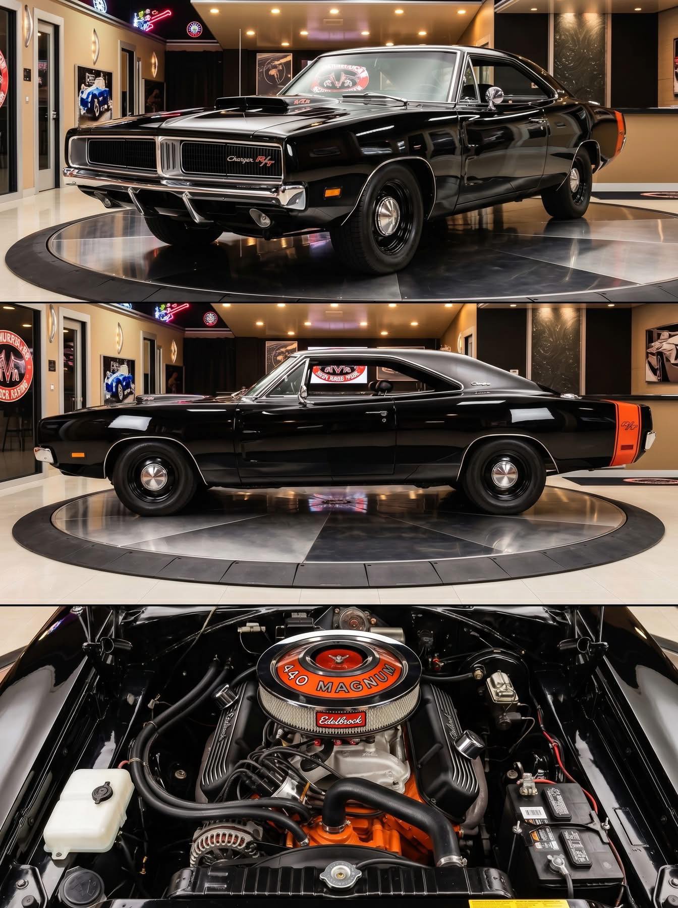 ホットウィール RLC 1969 ダッジ チャージャー R/T ブラック Hot