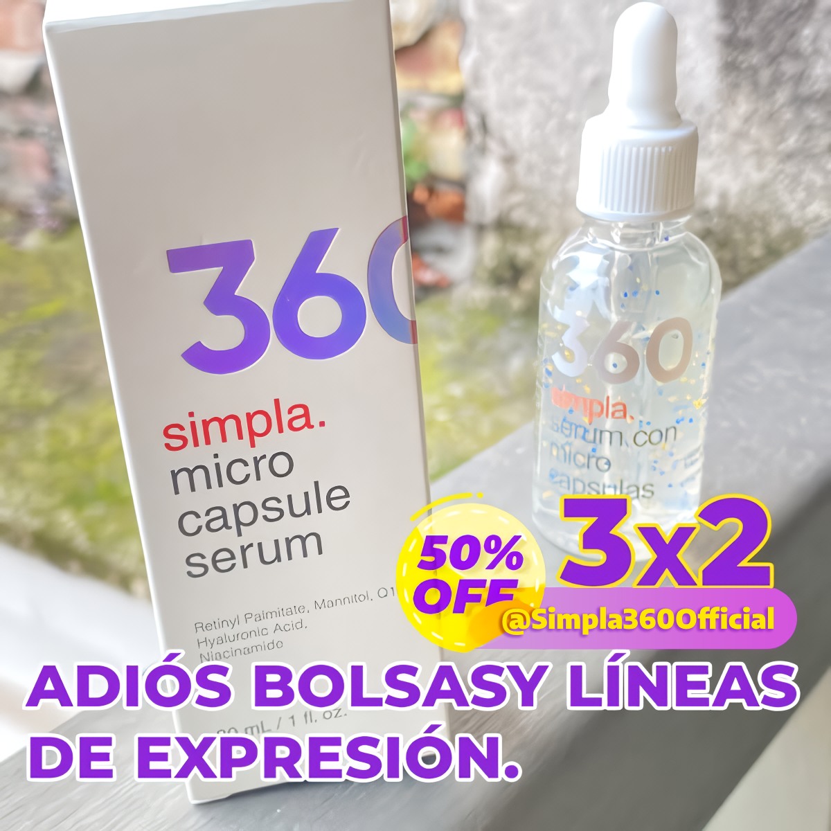 Simpla 360 Sérum Antiedad | Redescubre la magia de una piel radiante ...