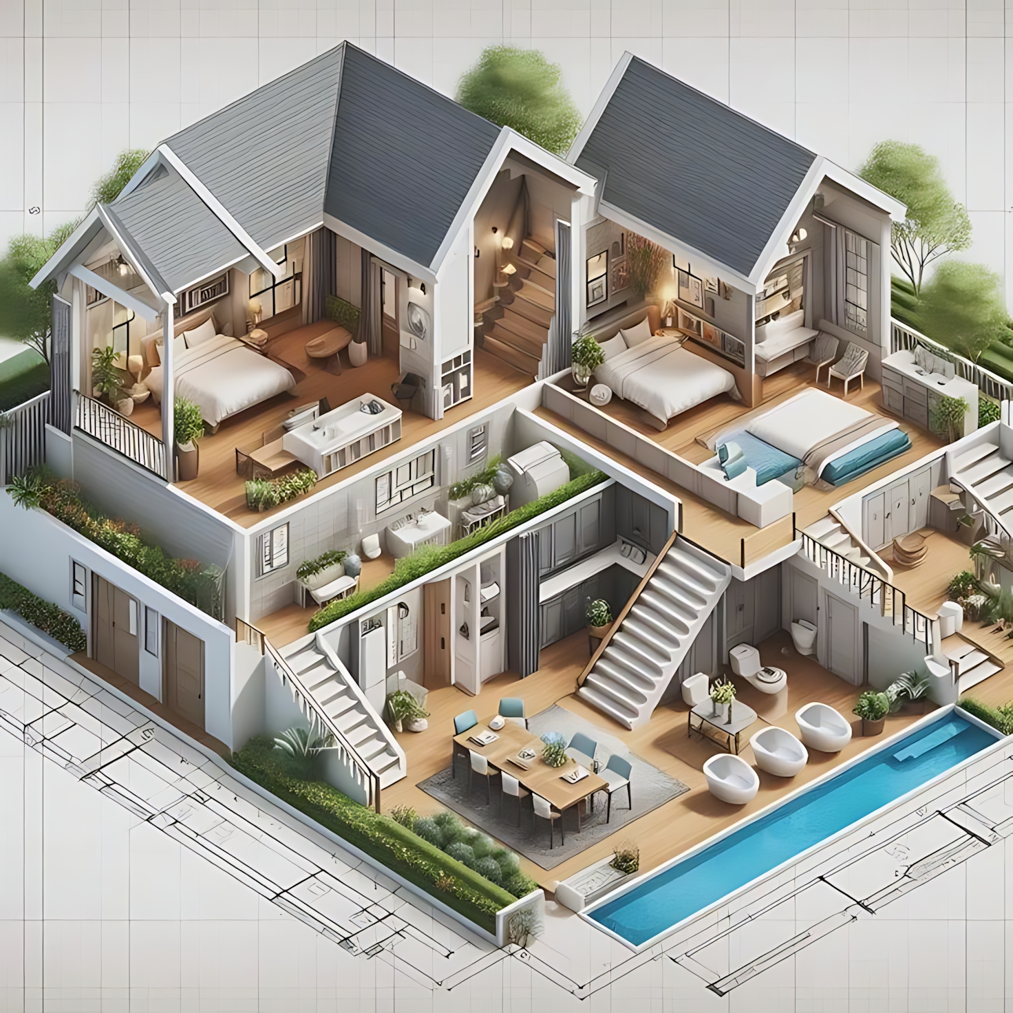 Picture of Lawyer - Modern Architectural Marvel: Multi-Level Living with ...